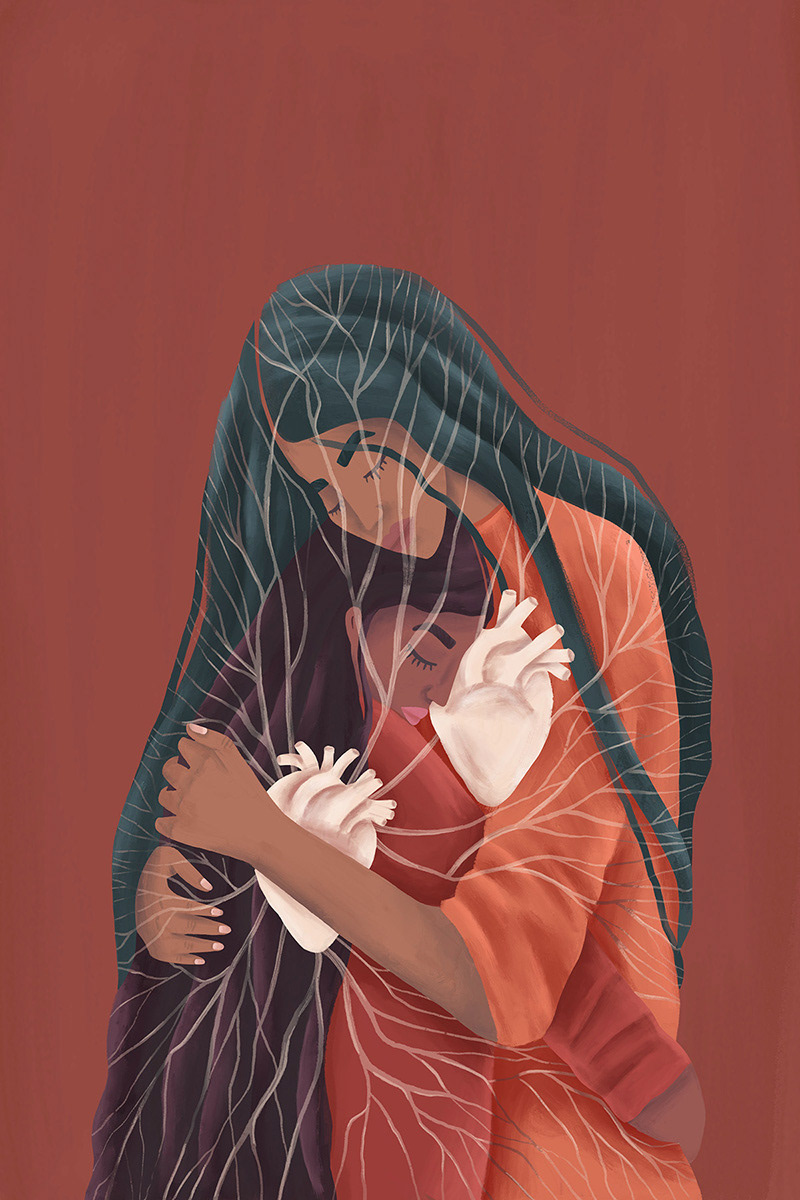 A series of 10 illustrations exhibited at Dhoomimal Gallery, New Delhi.