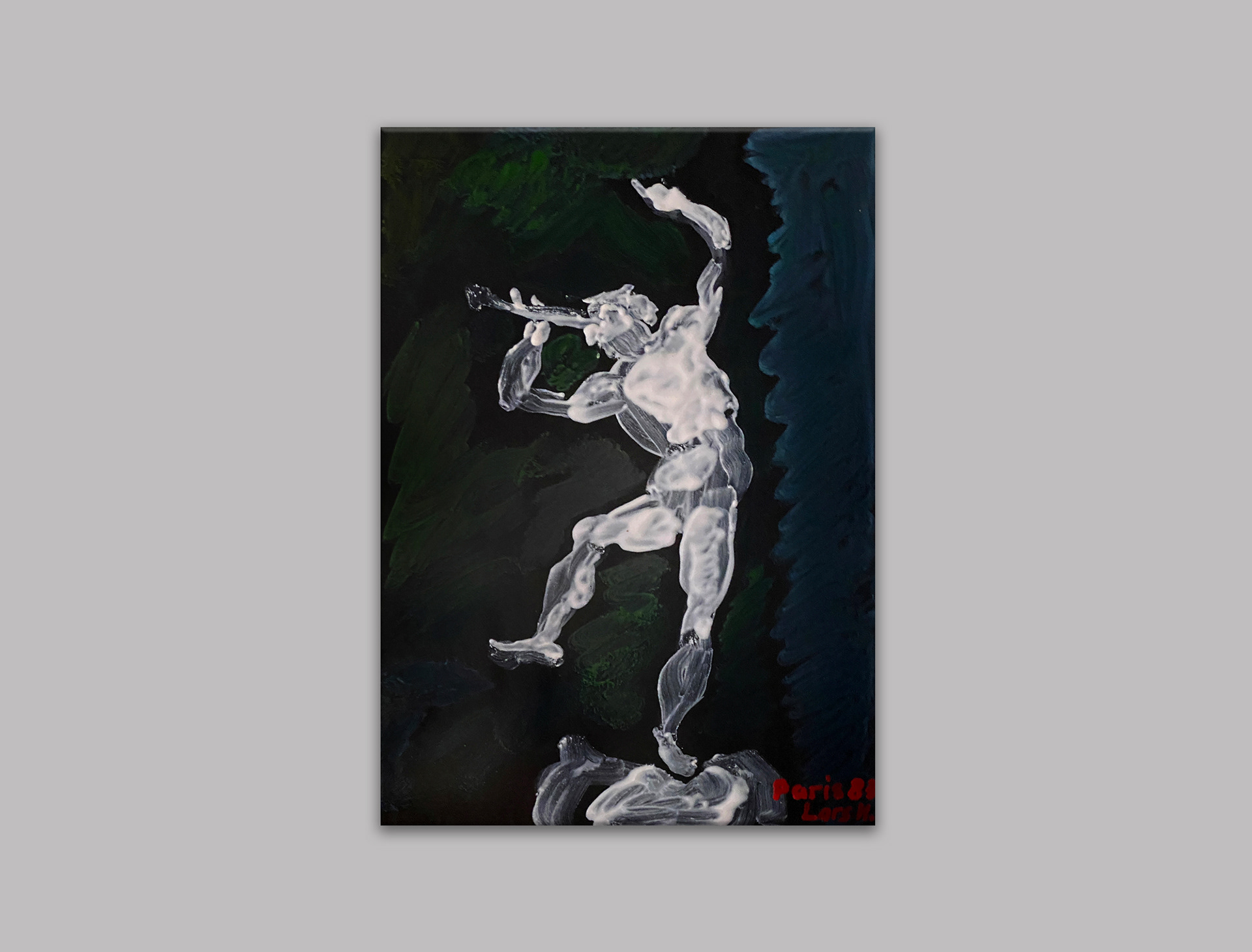 Spelande figur