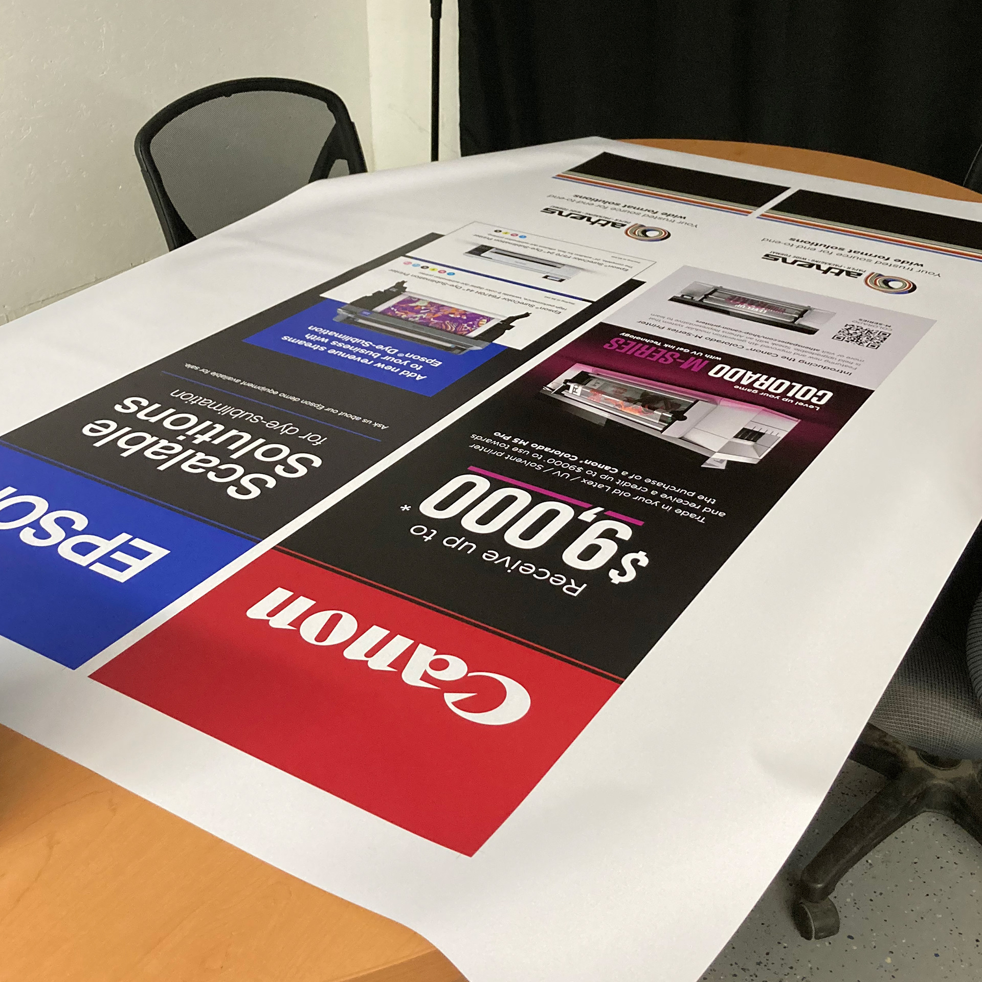 Printed banners (uninstalled)