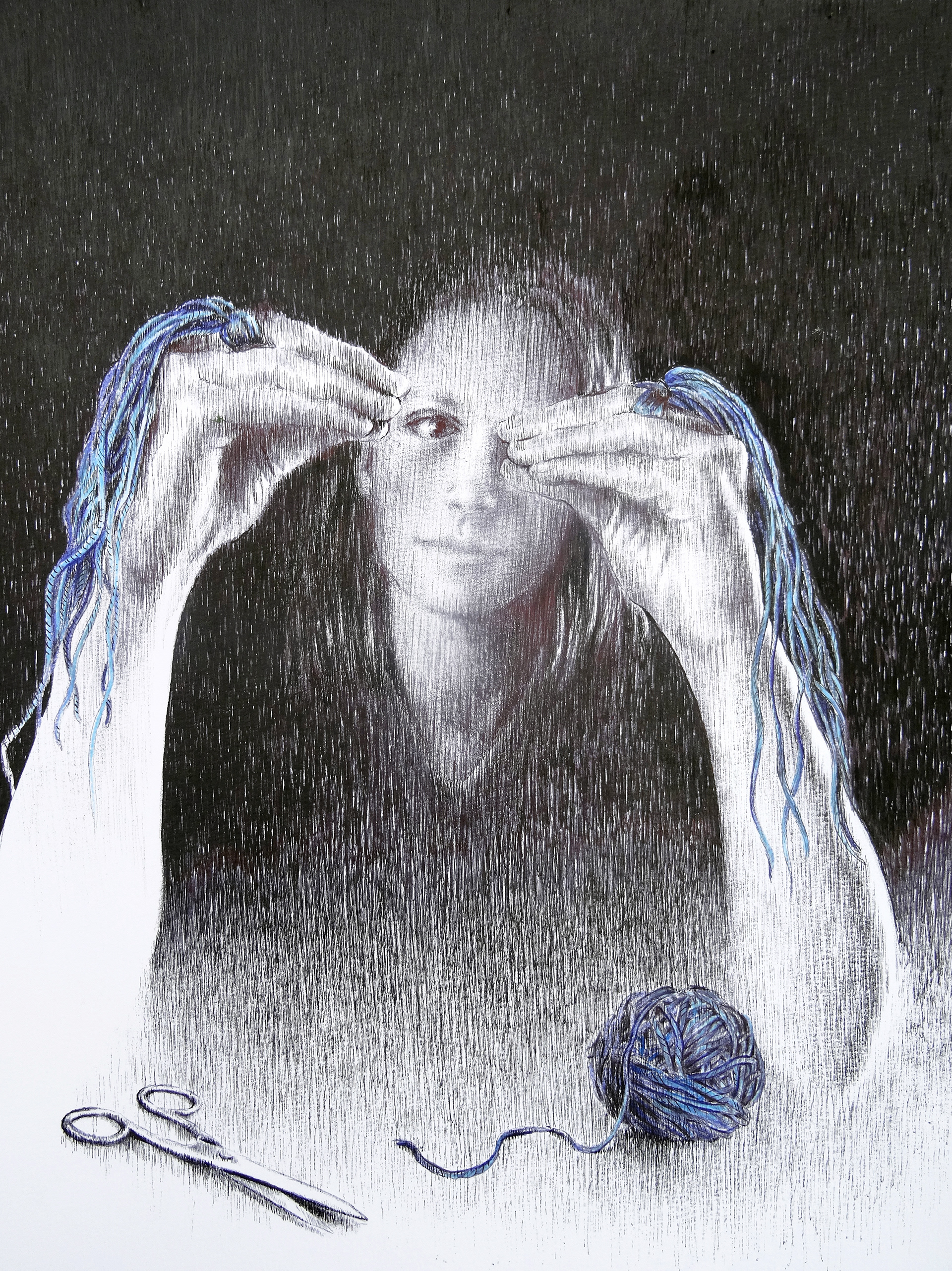 MY LITTLE LAND stylo BIC sur papier 21/30 cm