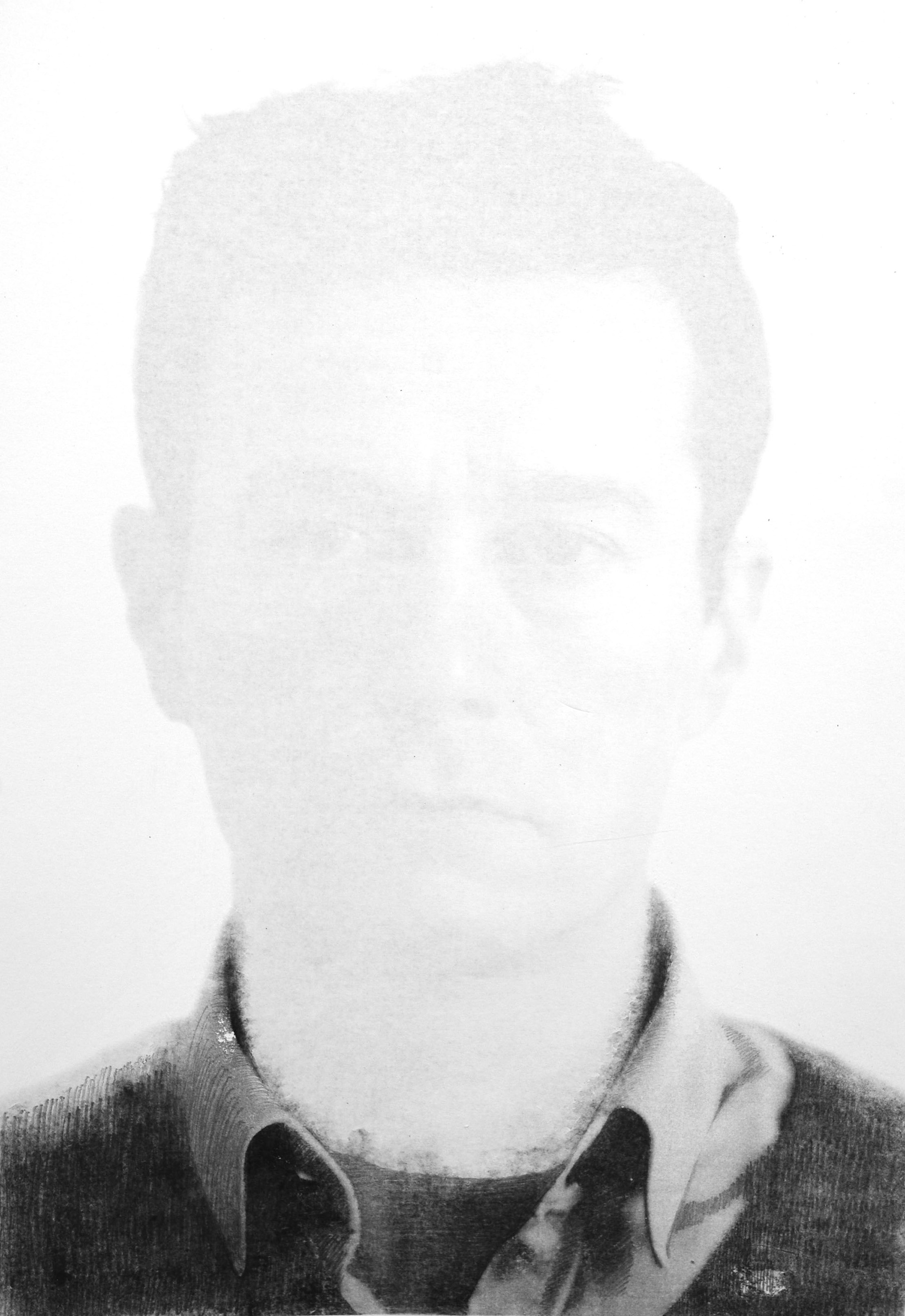 APPARITIONS, technique mixte sur papier, 21 x 29,7 cm