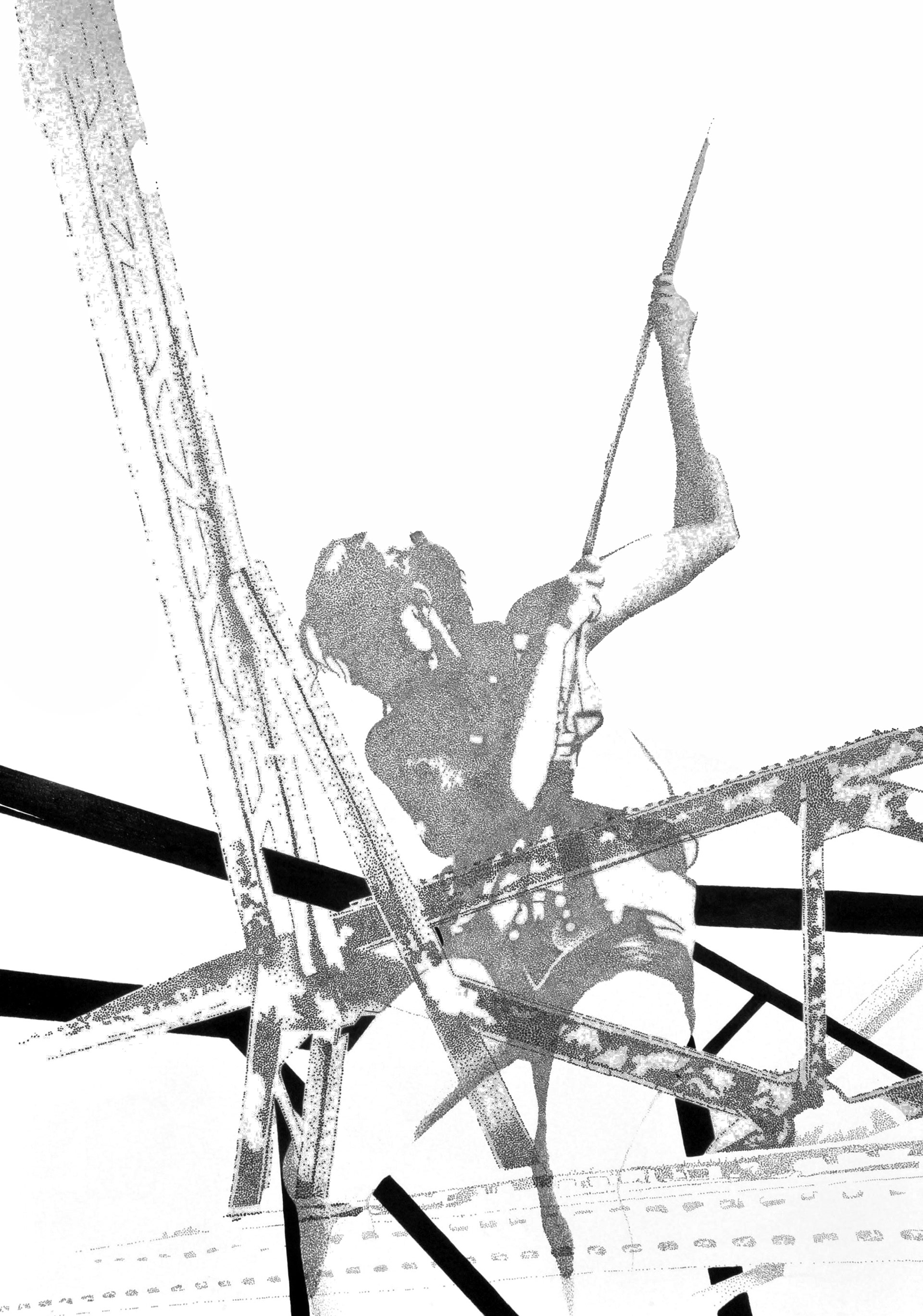 ENTRE DEUX VI, acryl sur bois, 180160 cm