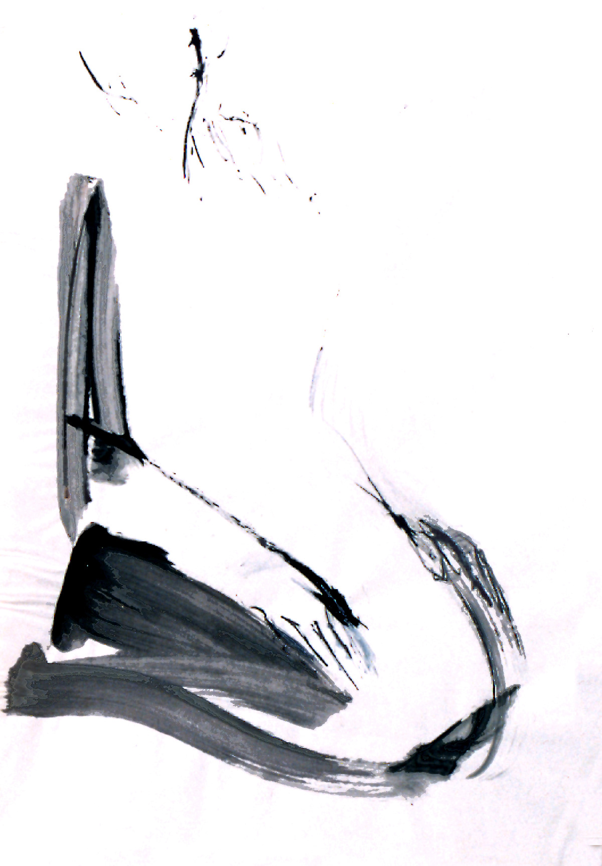 acryl sur papier, 120/80 cm