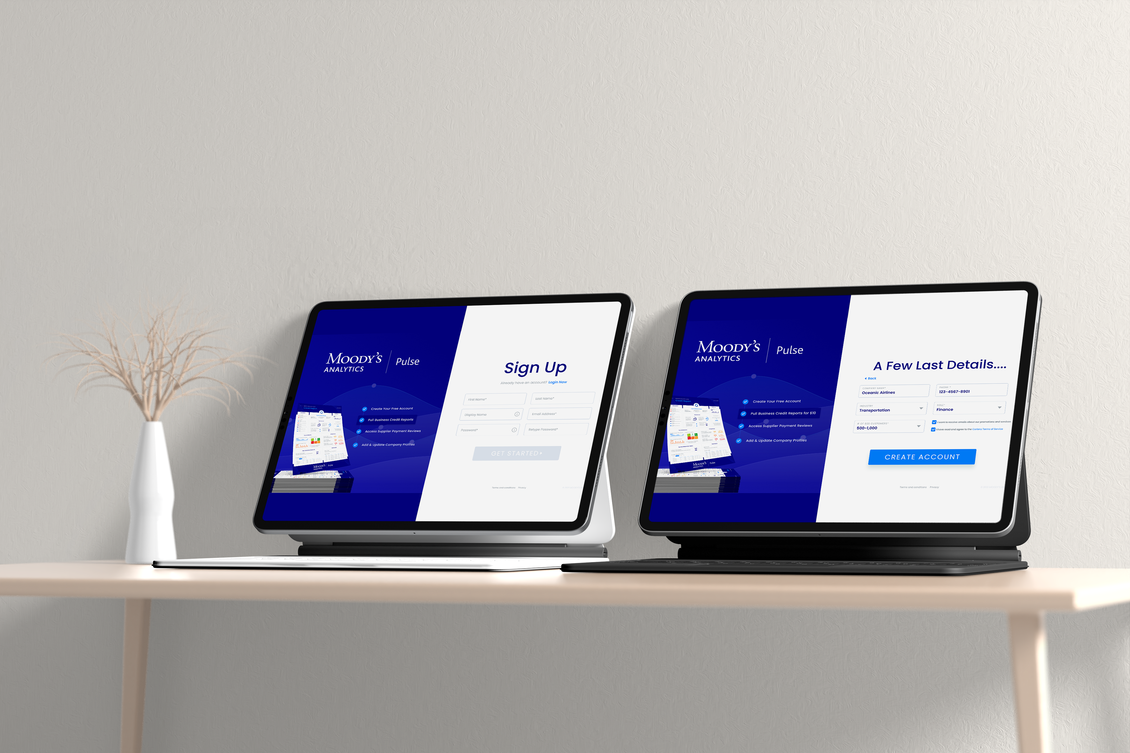 Create Account Forms