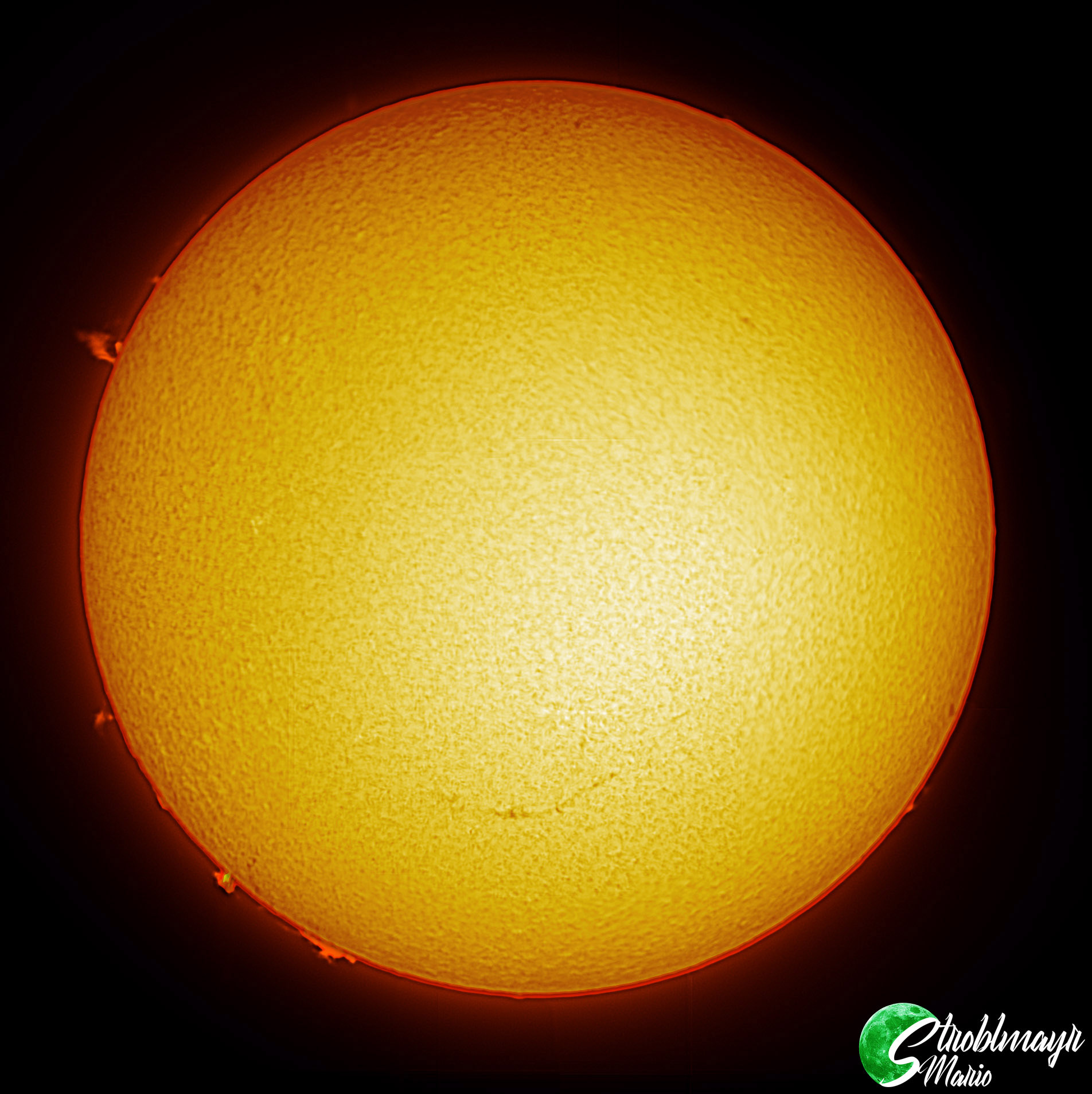 Sonne im 40/400 PST, 14.2.2021