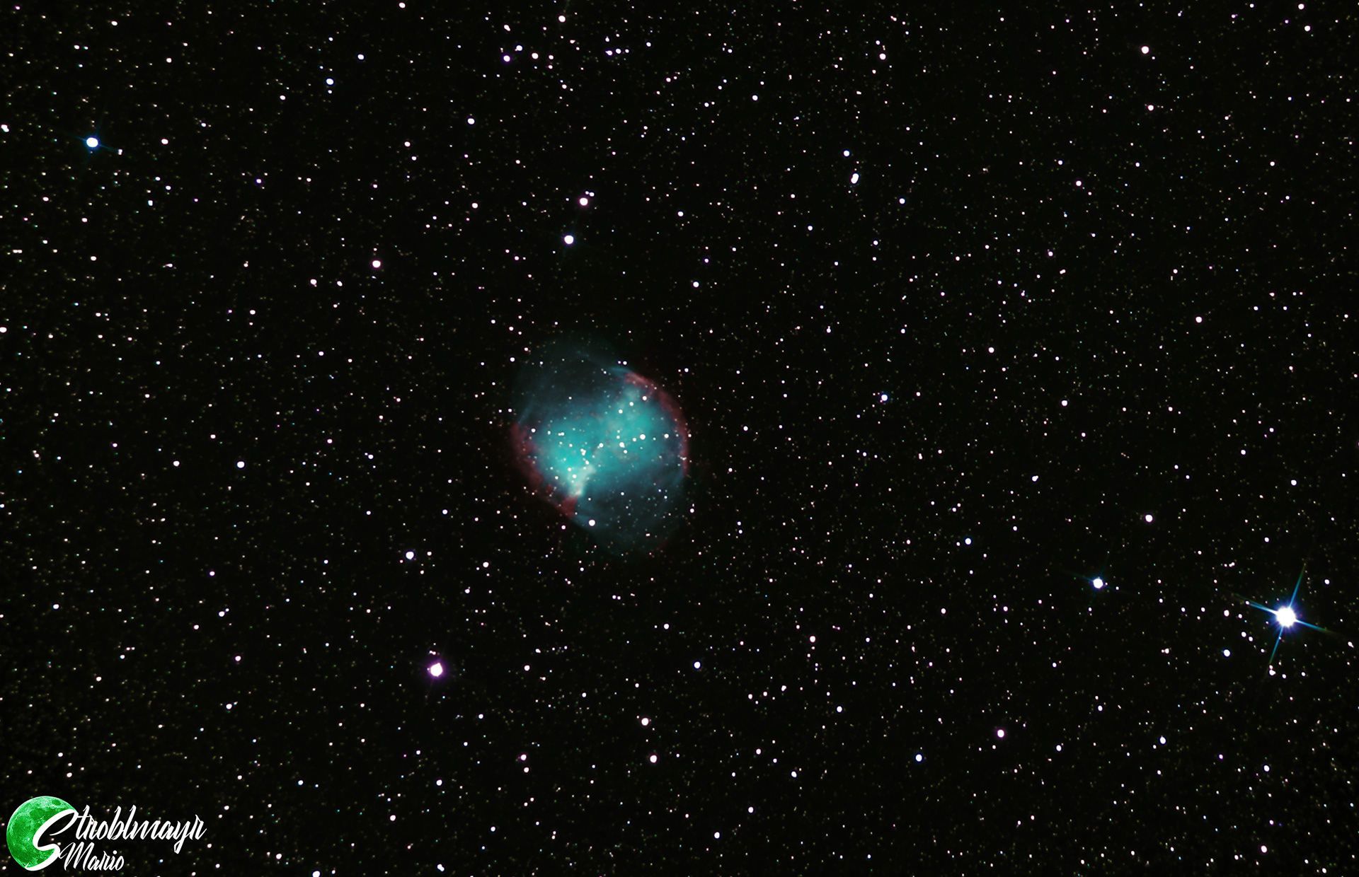 Hantelnebel im 8'' Dobson mit geguideter EQ-Plattform TEPP