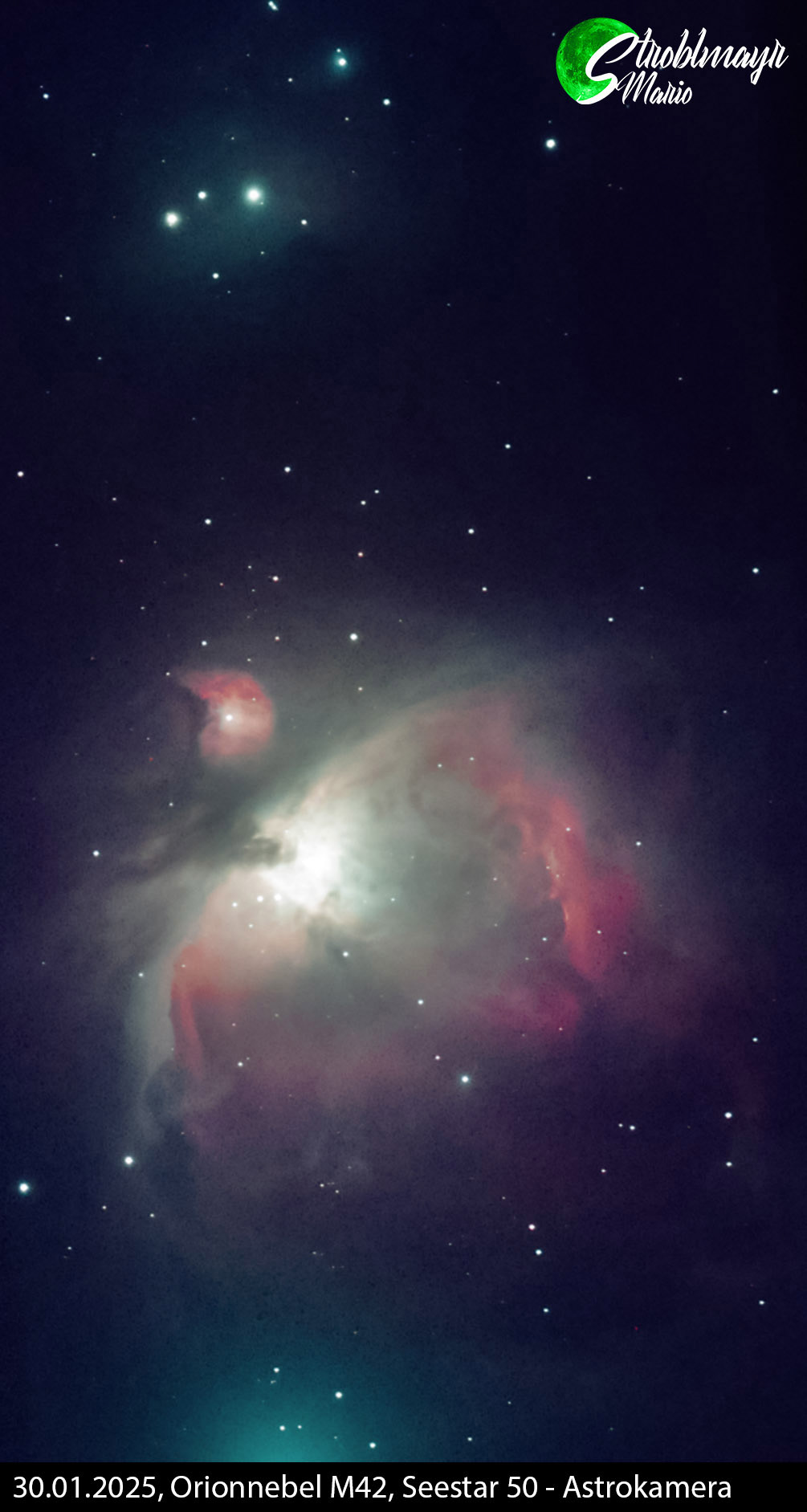 Seestar 50: Orionnebel am 30.1.25