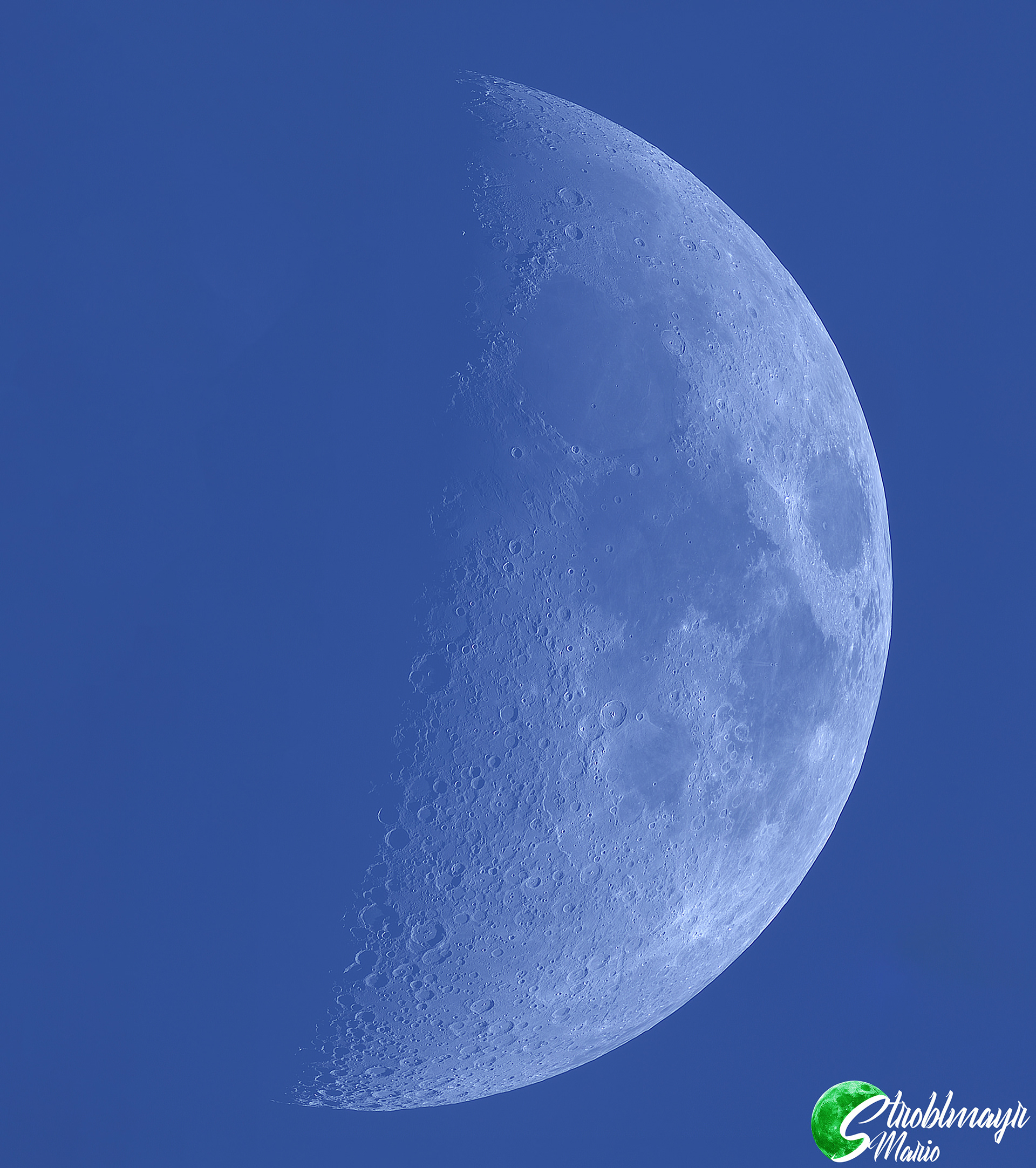 Mond am Taghimmel, 130mm Apo am 25.6.23