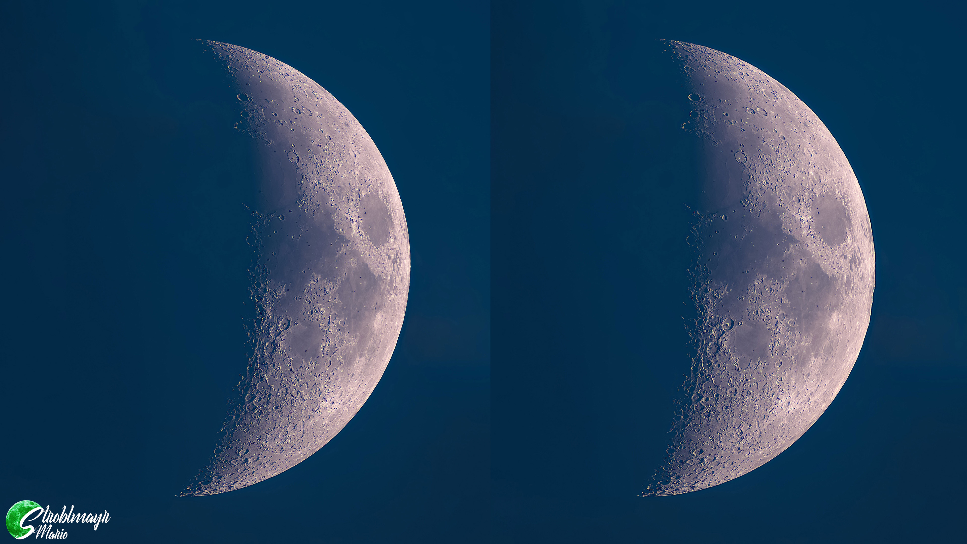 Mond am Tag