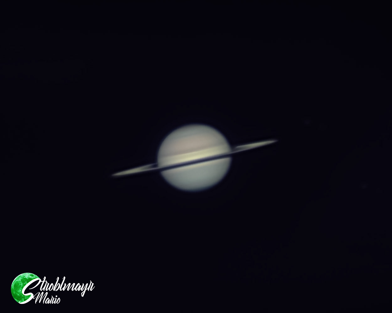 Saturn mit dem 130mm Refraktor am 17.6.2024