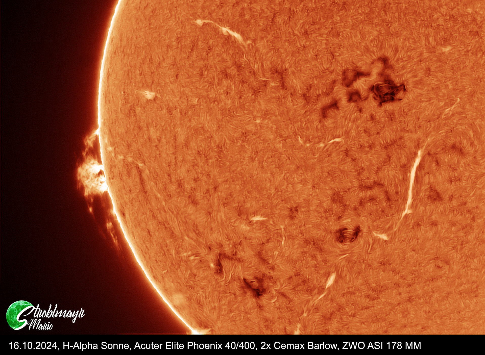 Sonne im Acuter Phoenix am 16.10.24