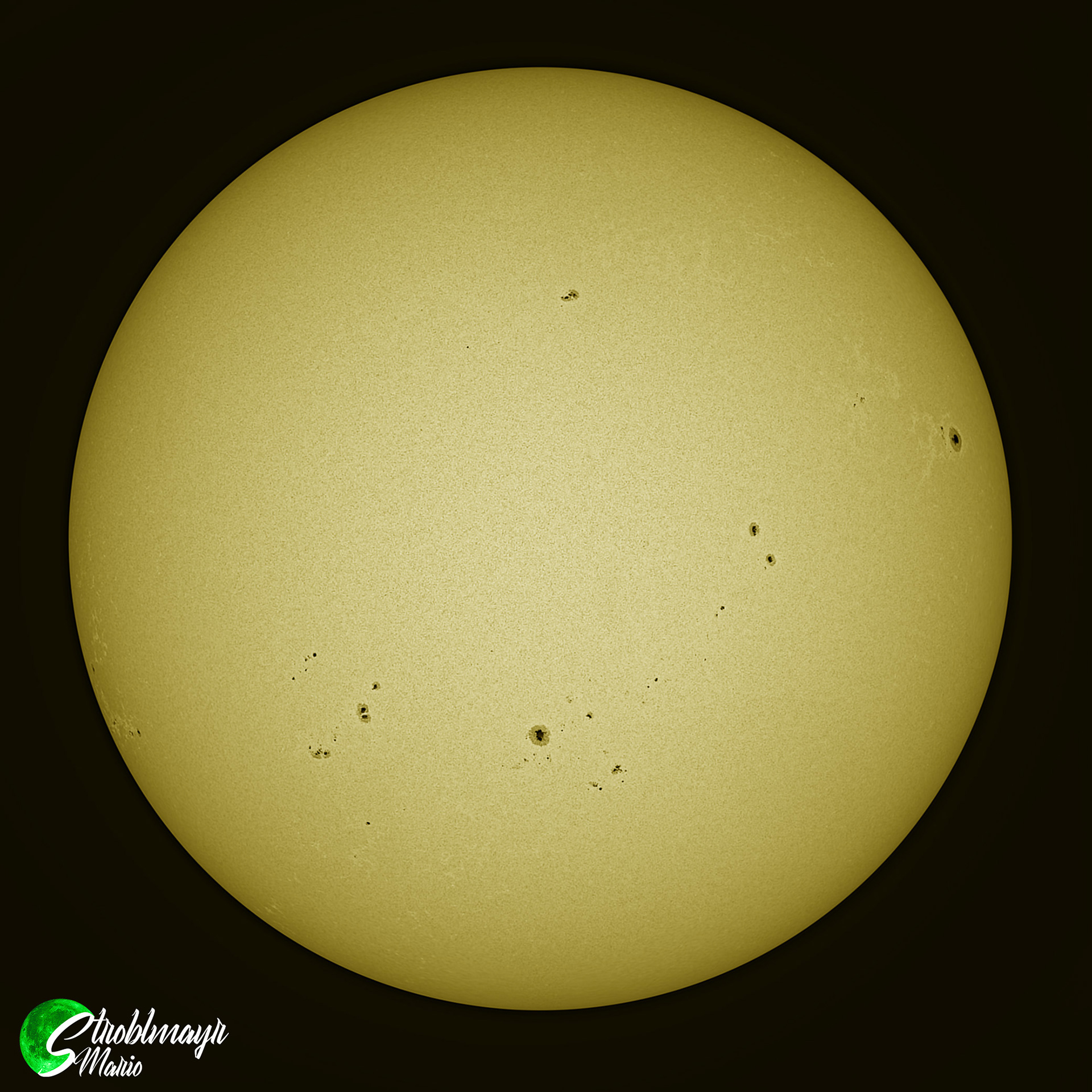 Sonne im Weißlicht mit 130mm Apo am 29.6.2024