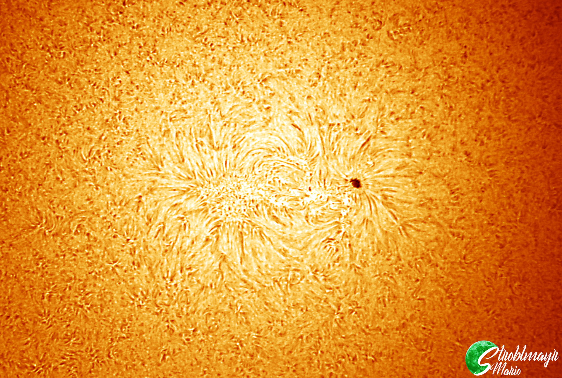 Sonnenfleck im 120/1000 PST Umbau, 3.6.2021
