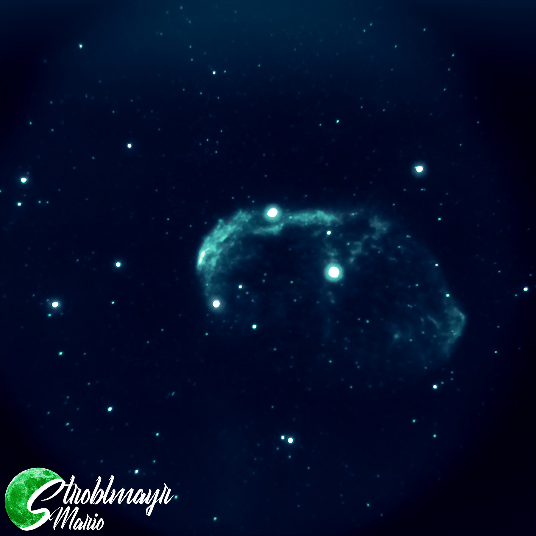 NV Mondsichelnebel im 16'' Dobson am 7.8.2021