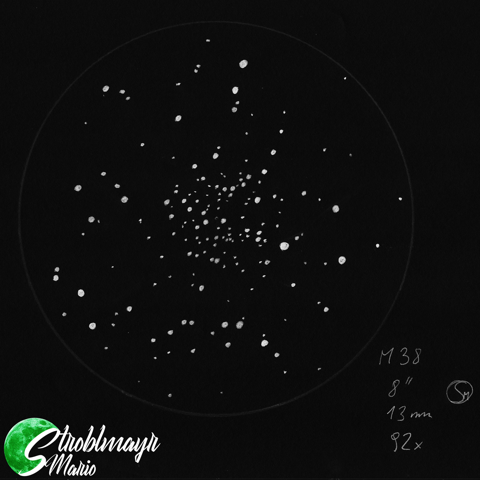 Messier 38, offener Sternhaufen