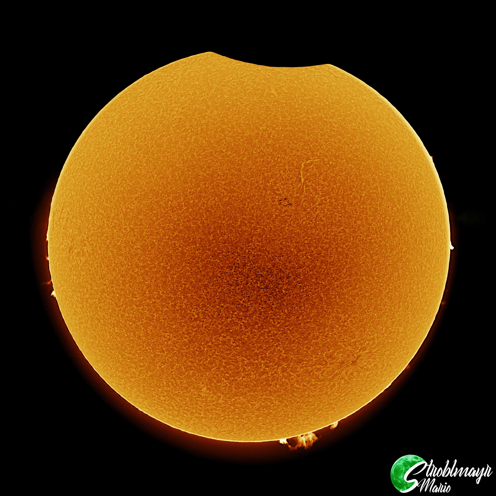 Sonnenfinsternis im 40/400 PST, 10.6.2020