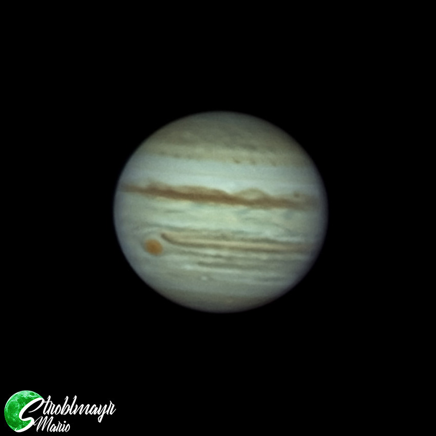 Jupiter im 8'' Dobson am 12.9.2022