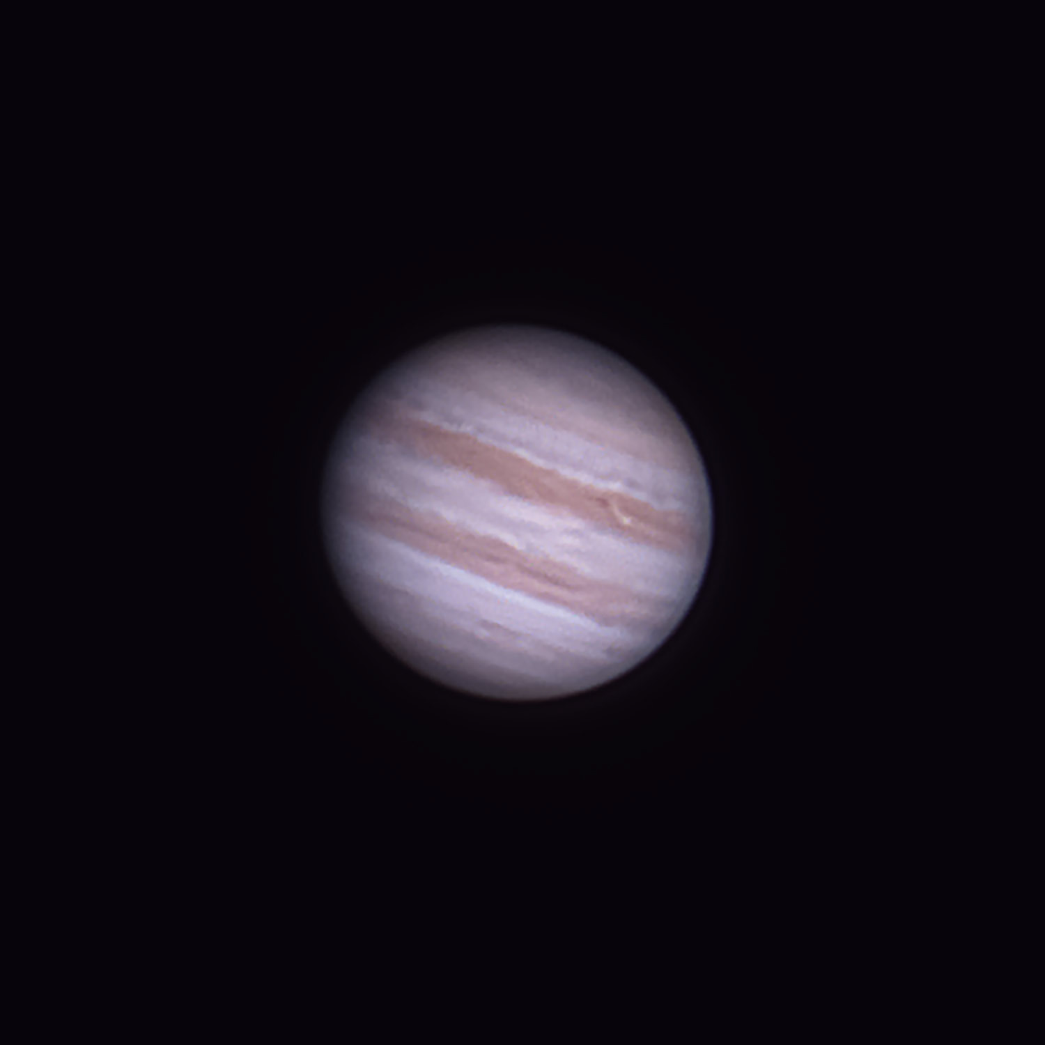 Jupiter im 130mm Apo, 2.3.25