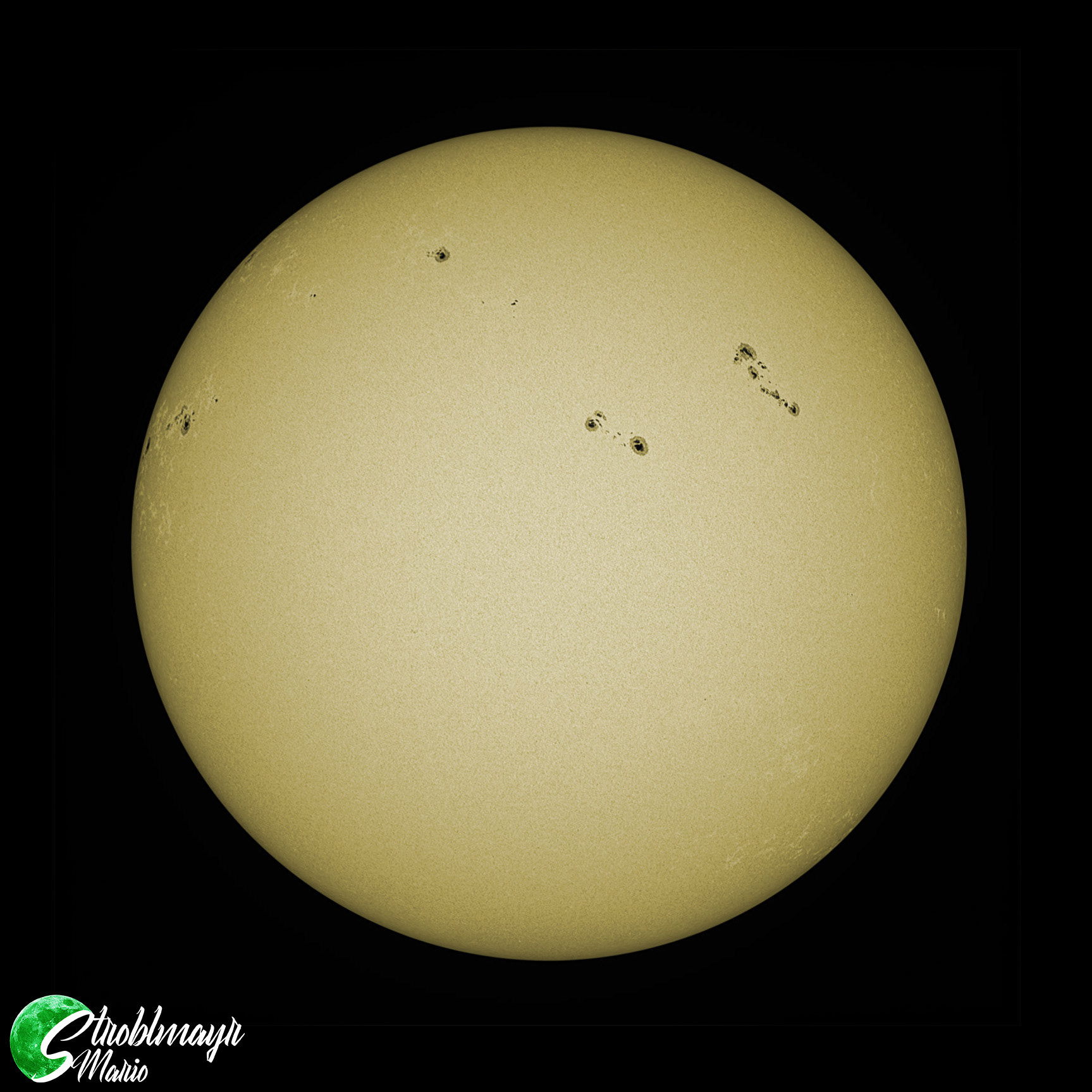 Sonne im 60mm Refraktor am 8.2.23