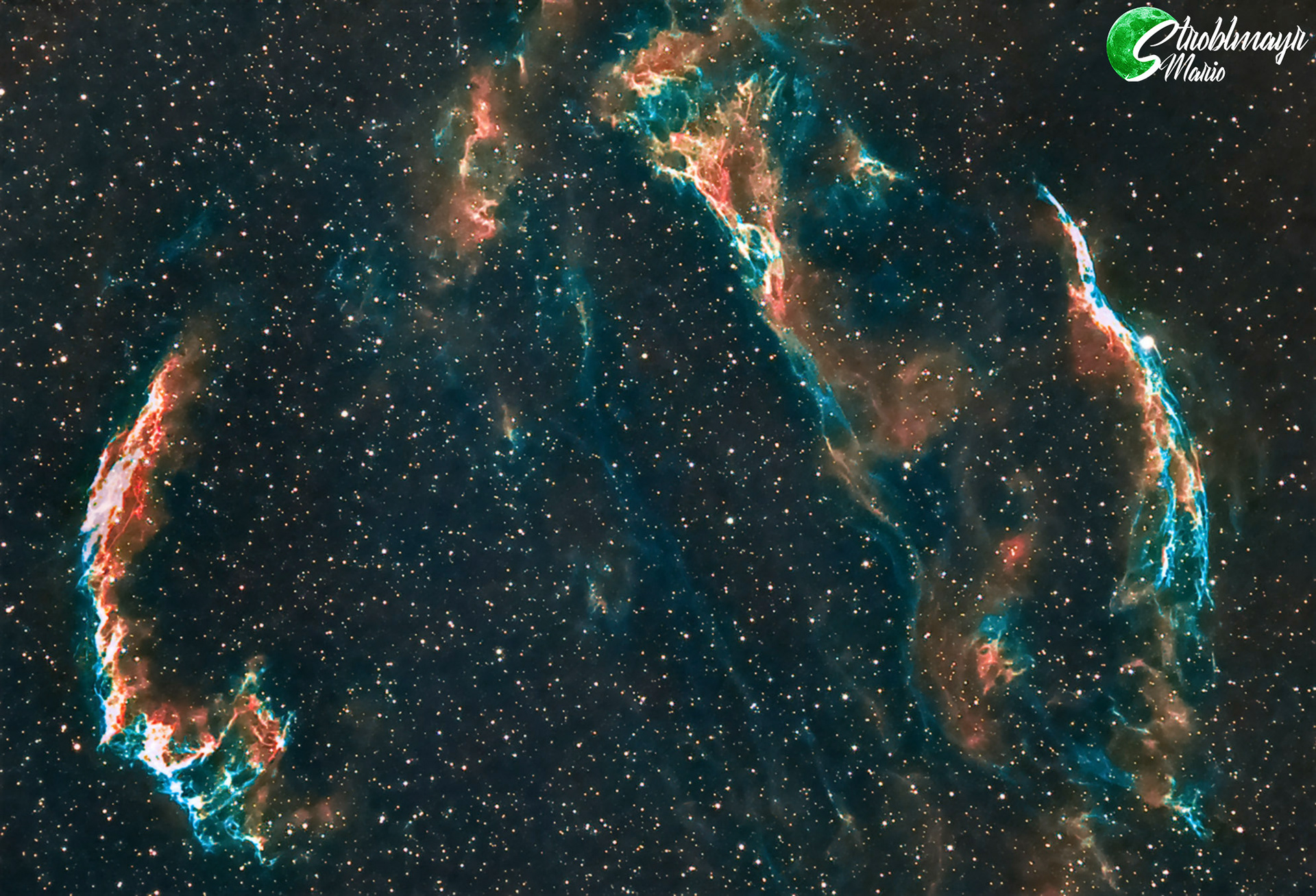 Cirrusnebel im Sternbild Schwan am 4.9.2022