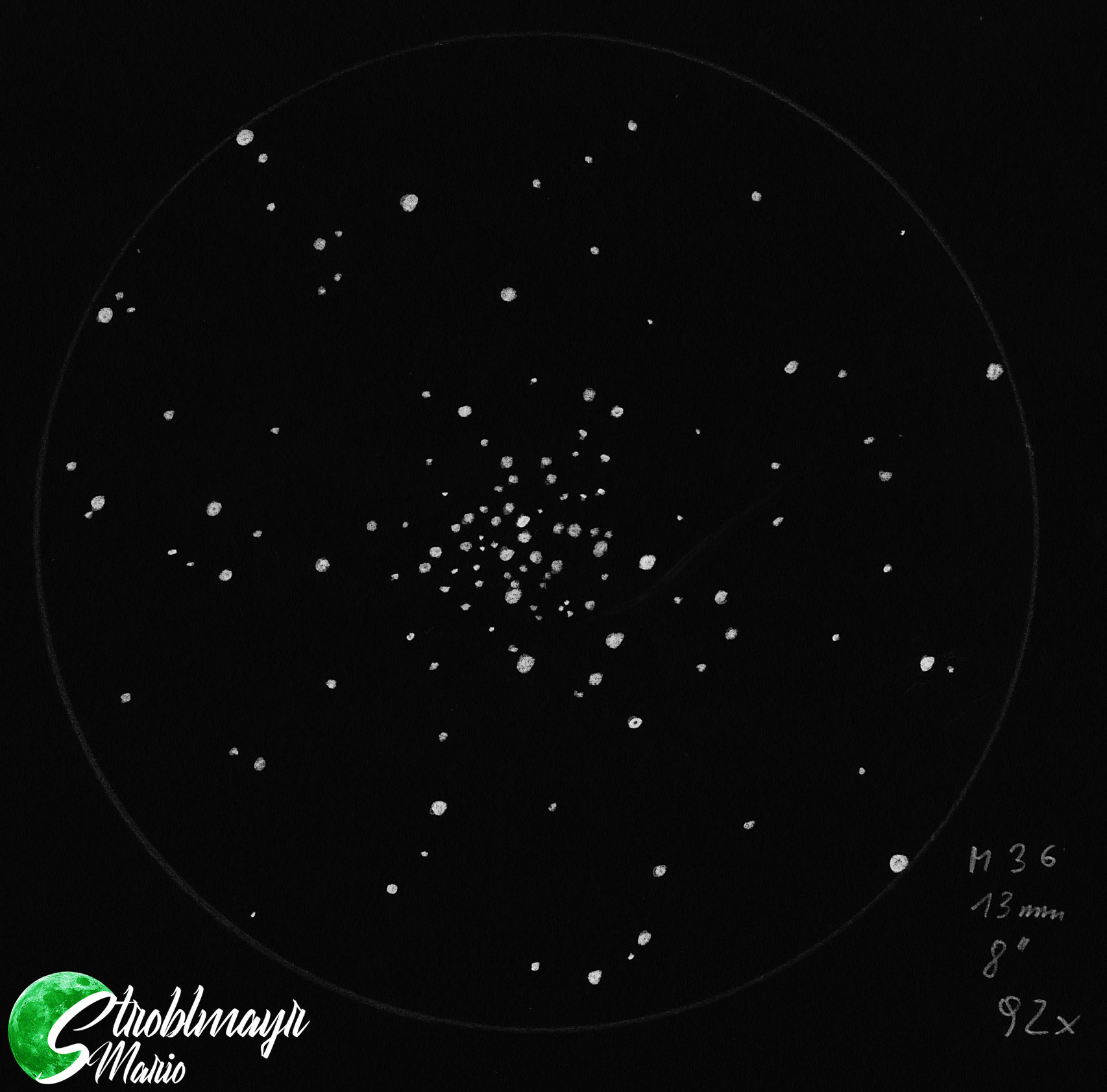 Messier 36, offener Sternhaufen
