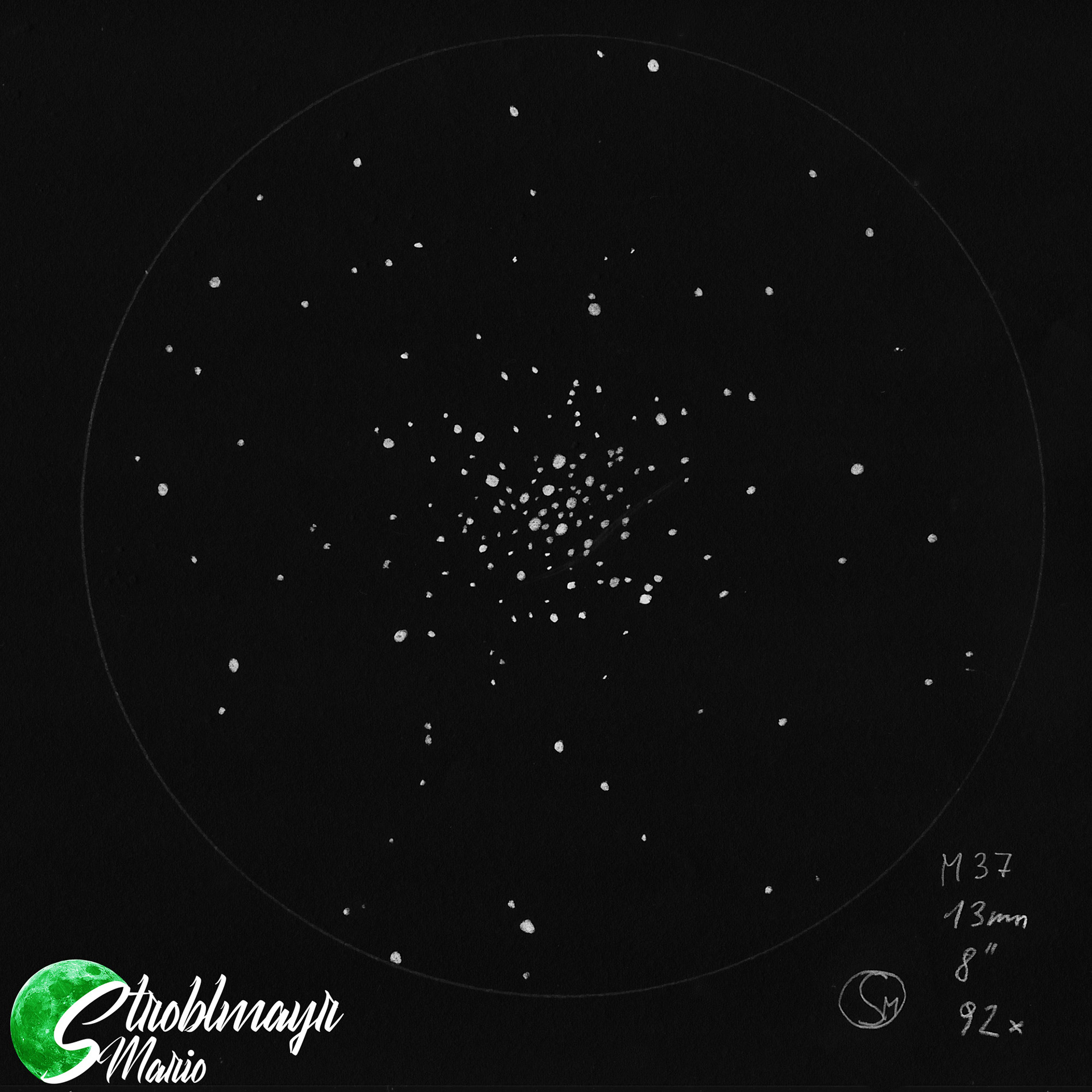 Messier 37, offener Sternhaufen