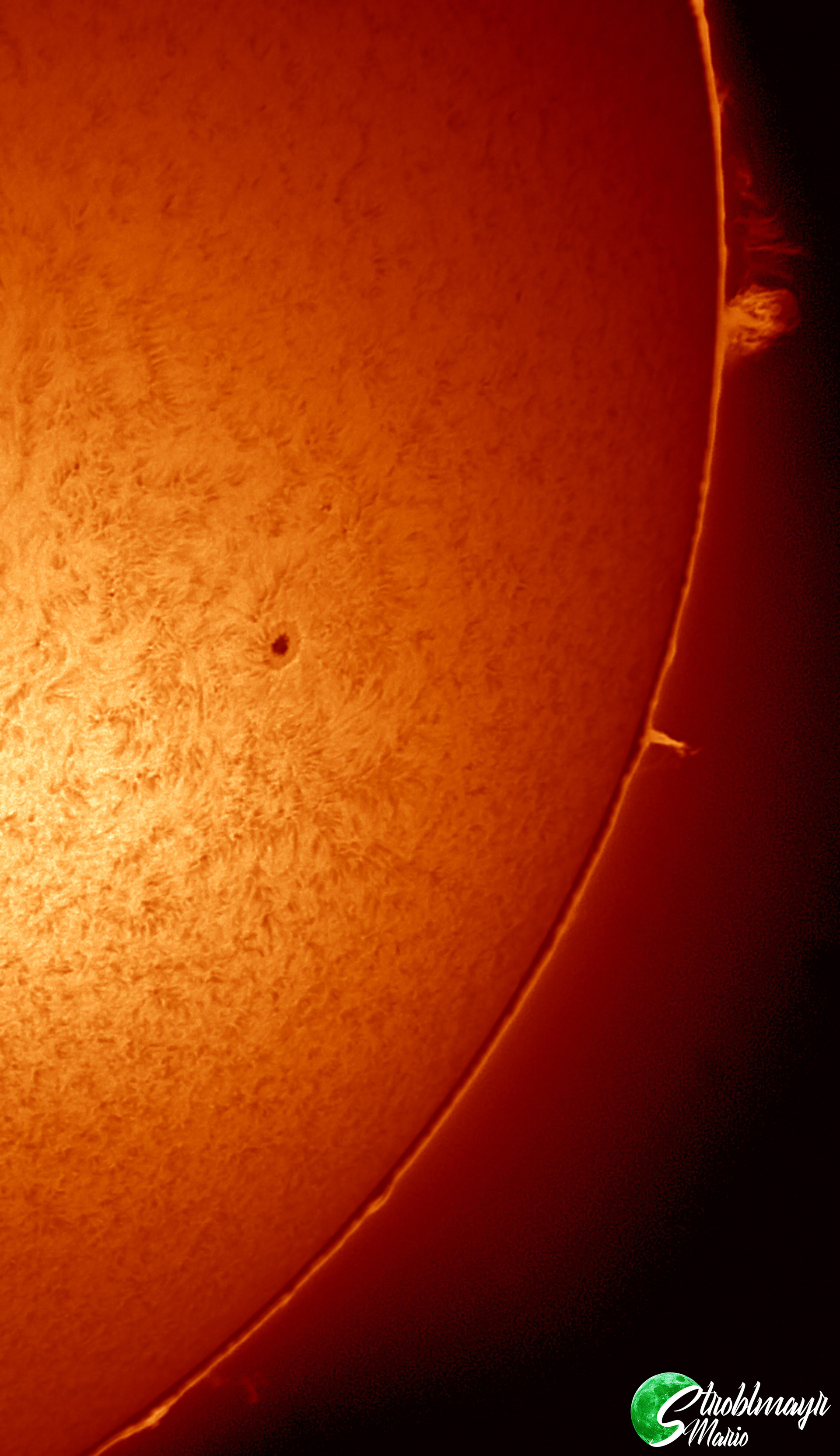 Sonne im 120/1000 PST Umbau, 22.6.2021
