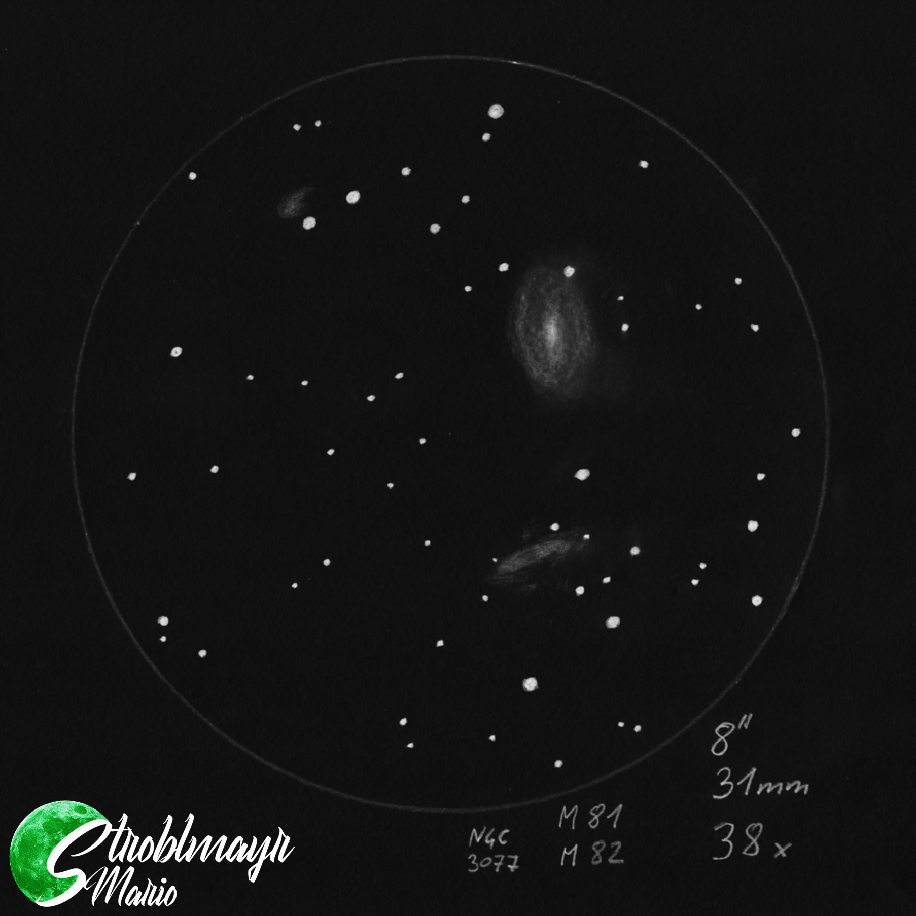Messier 81 & 82, Bodes Galaxien