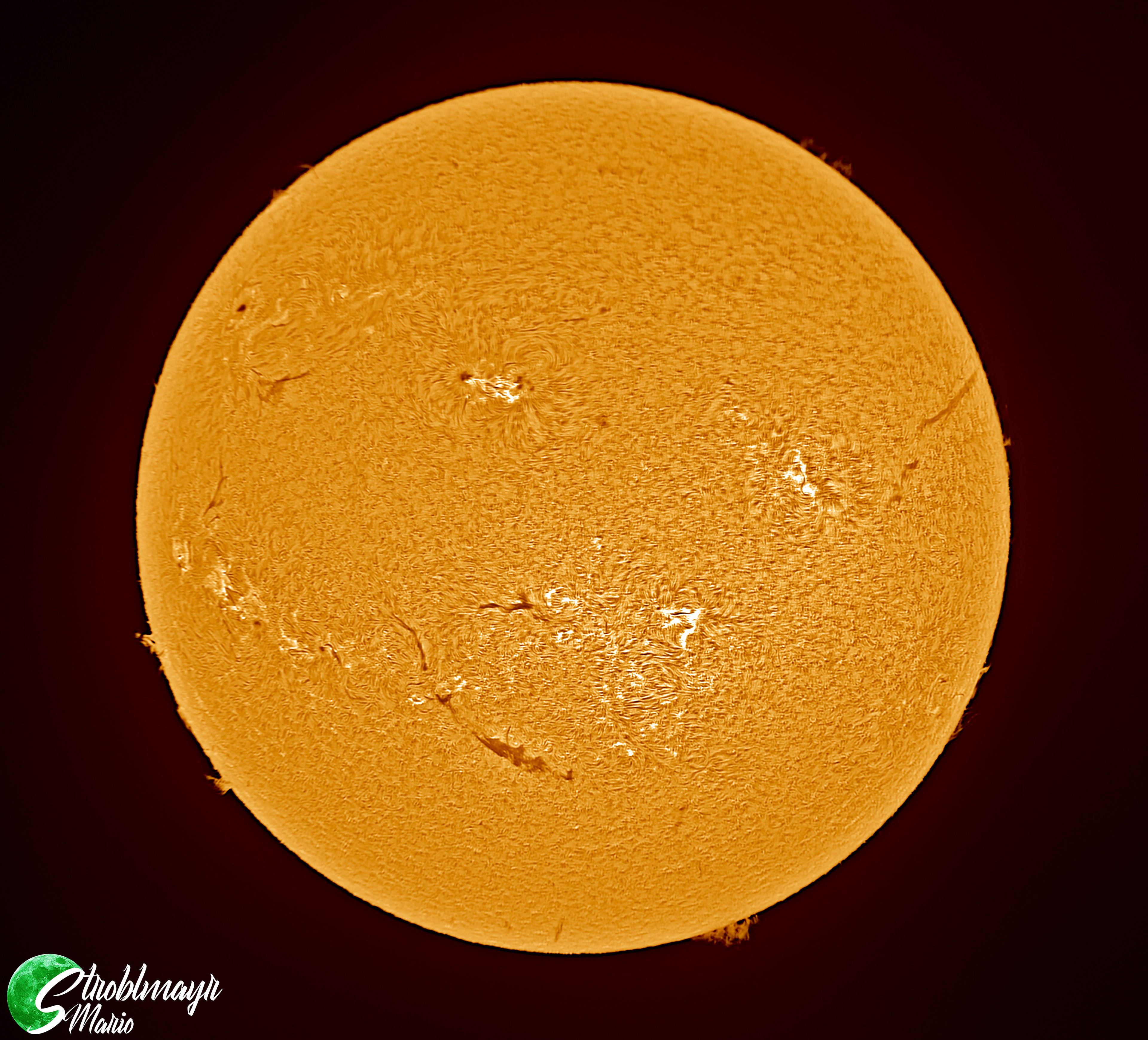 Die Sonne am 28.5.23 im Coronado PST Sonnenteleskop