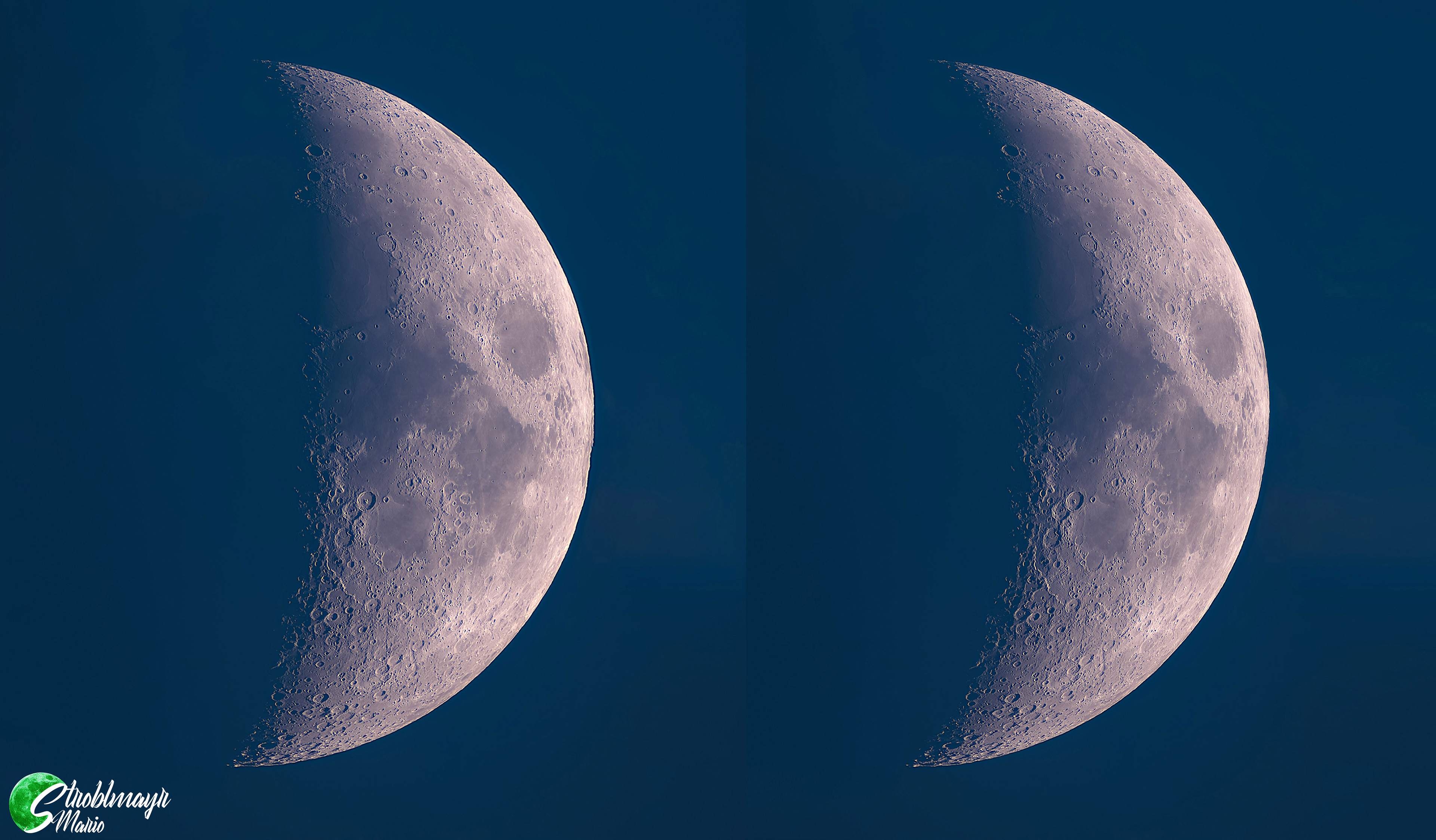 Mond am Tag