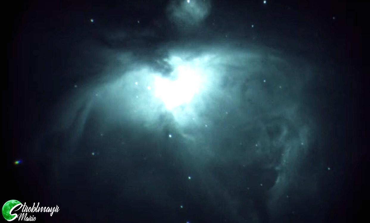 NV Orionnebel (M42) im 400/1680 Dobson, 30.3.2021