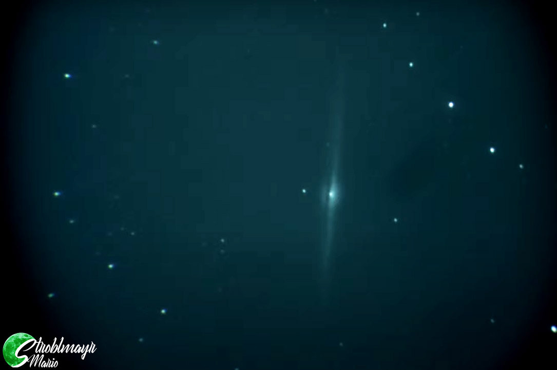 NV Galaxie NGC 4565 im 400/1680 Dobson, 30.3.2021