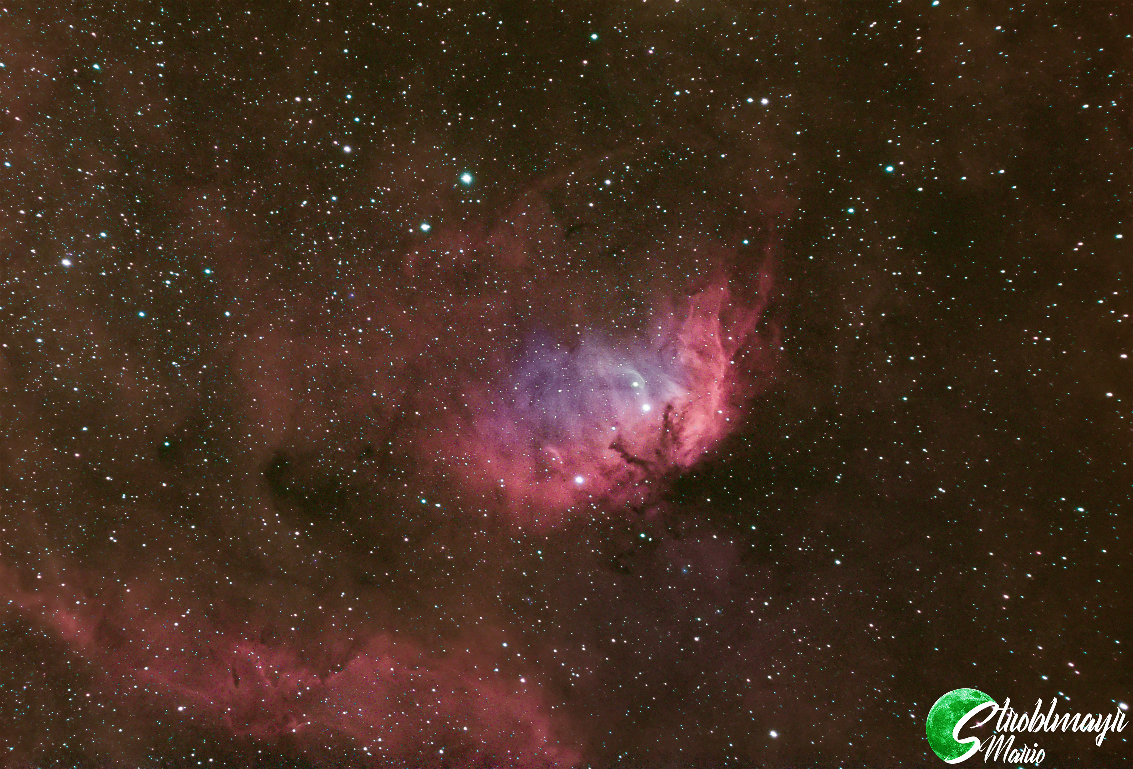 Tulpennebel SH2-101 im Sternbild Schwan (130mm Apo) am 25.6.23