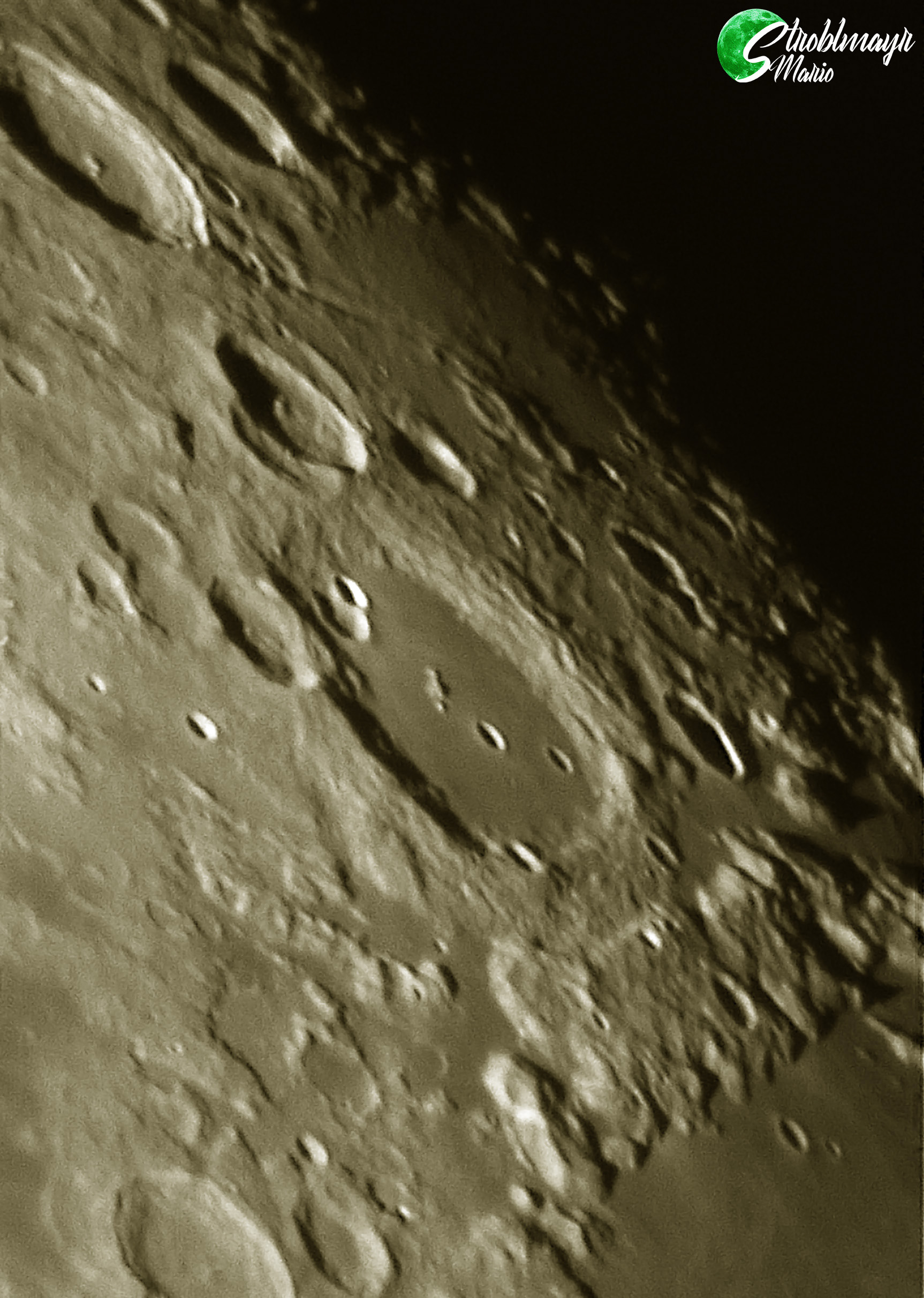 Krater Cleomedes im 400/1680 Dobson mit ZWO ASI 178MC, 28.2.2021