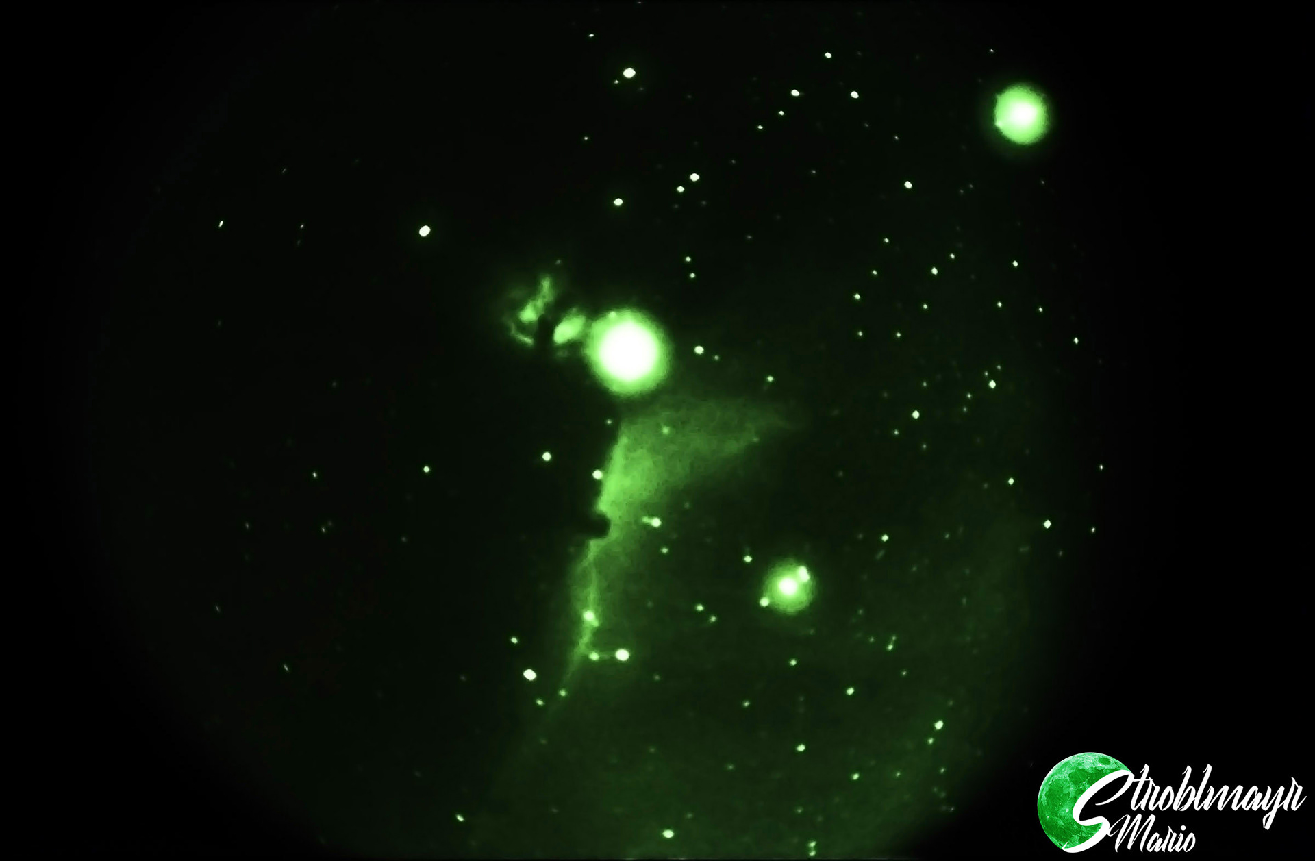 NV Pferdekopfnebel im 60/330 Refraktor, 9.1.2021