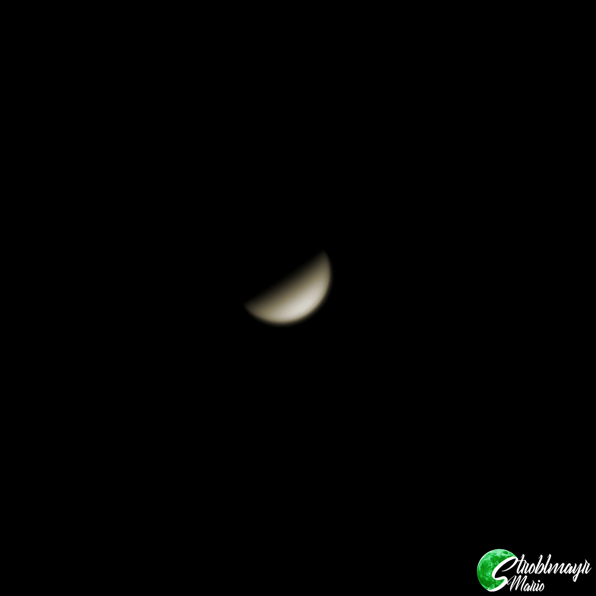 Venus im 200/1200 Dobson, 8.4.2019