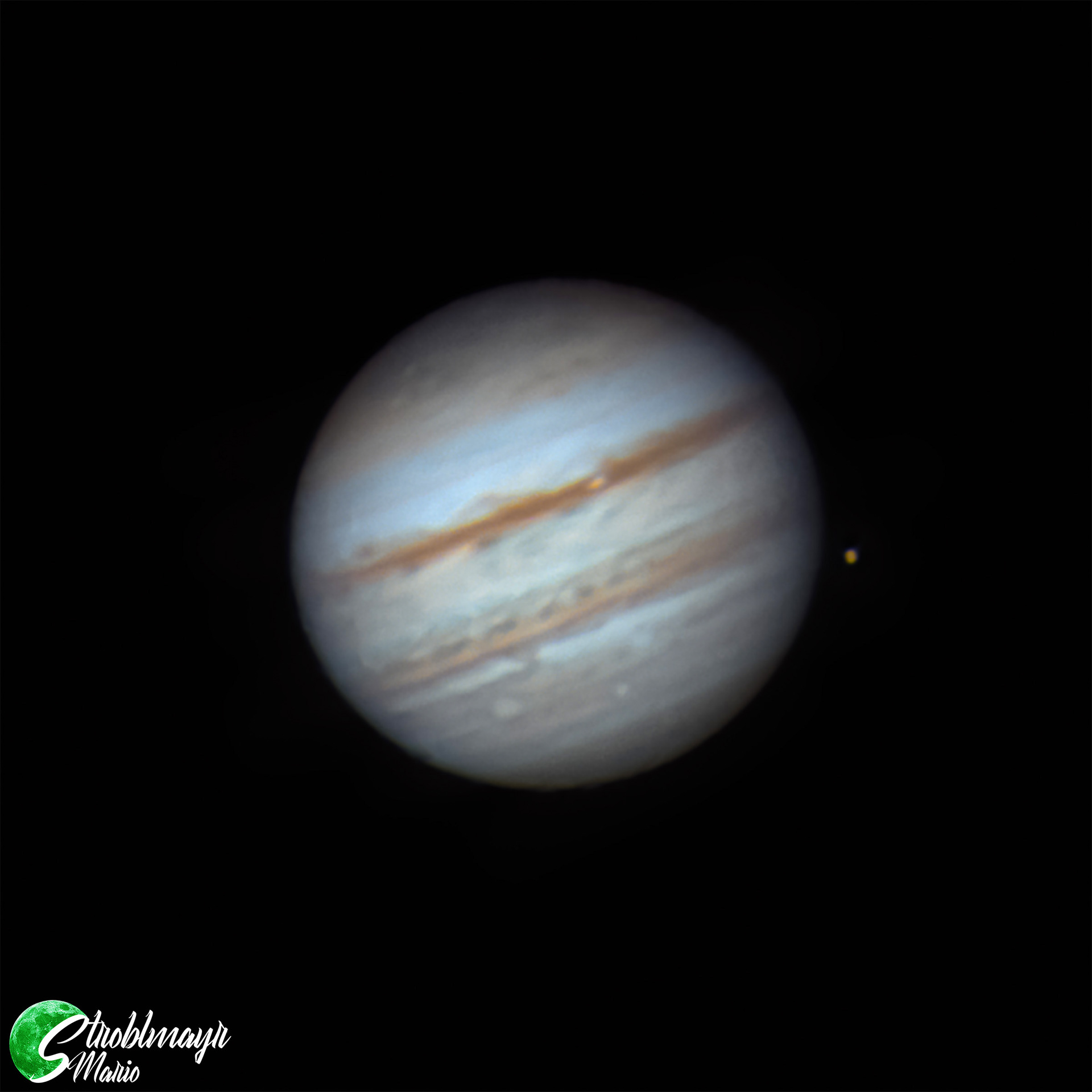 Jupiter mit Mond Europa im 16'' Dobson am 16.8.22
