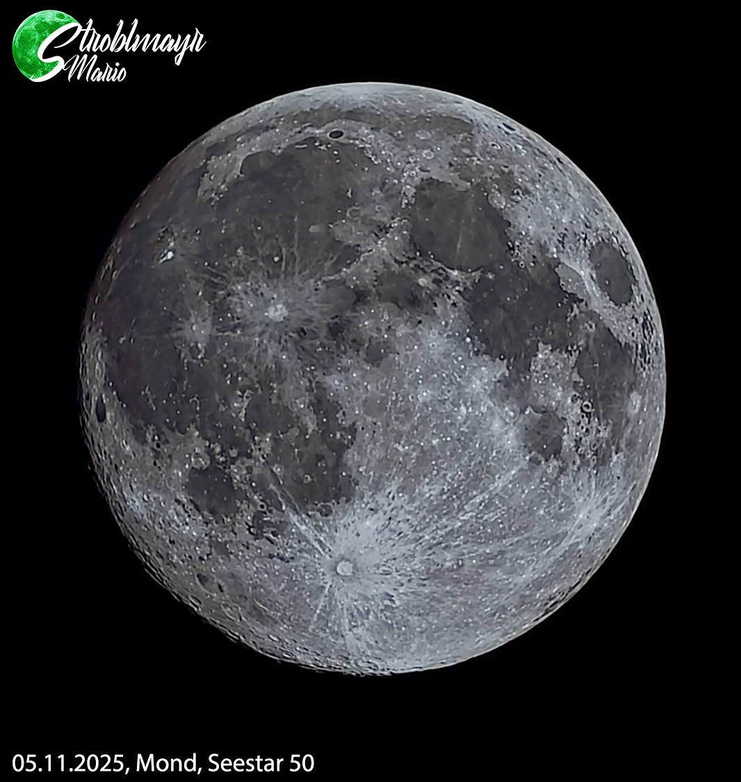 Seestar 50: Mond am 06.11.2025