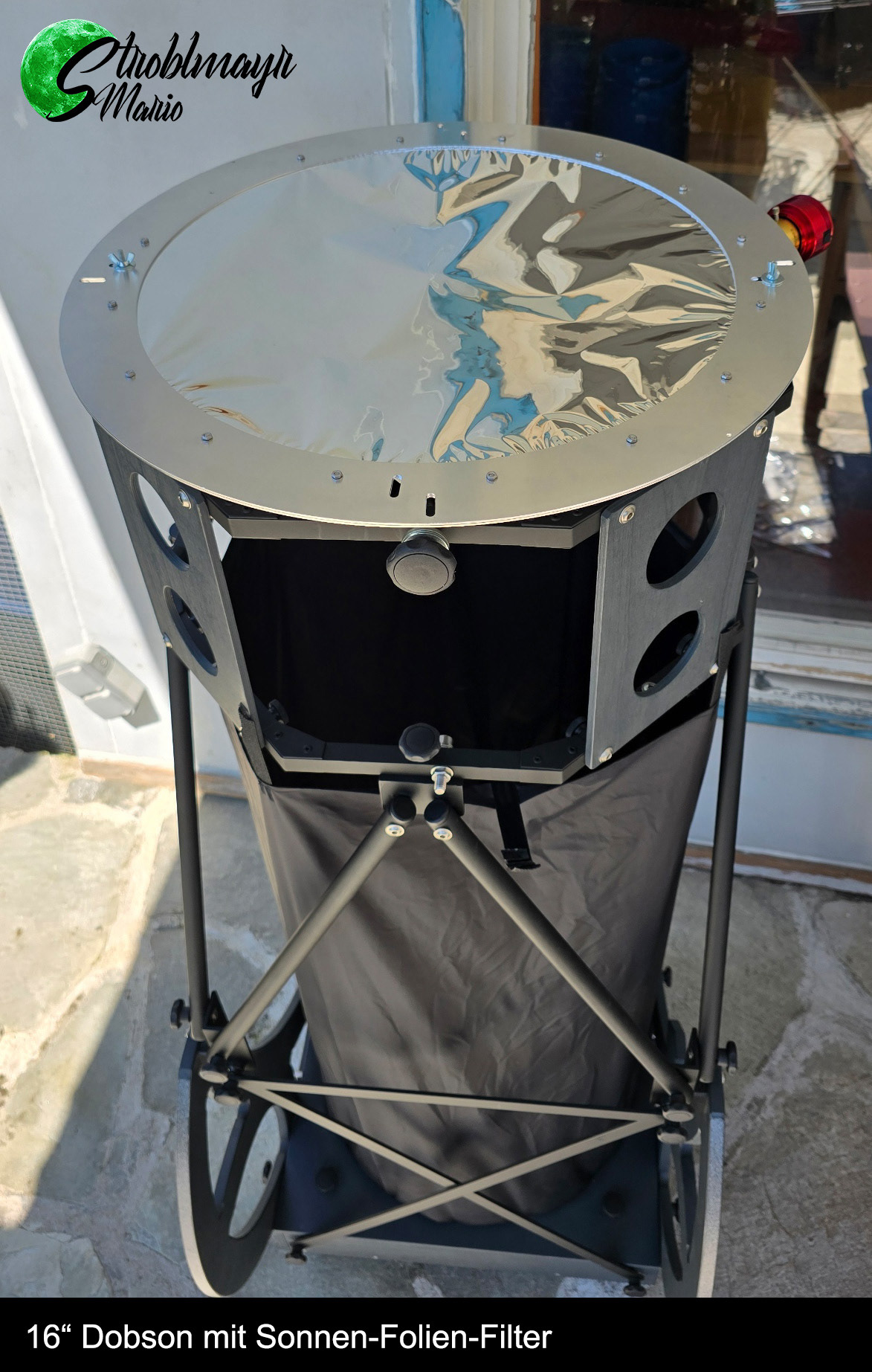 Sonnenfilter am 16" Dobson
