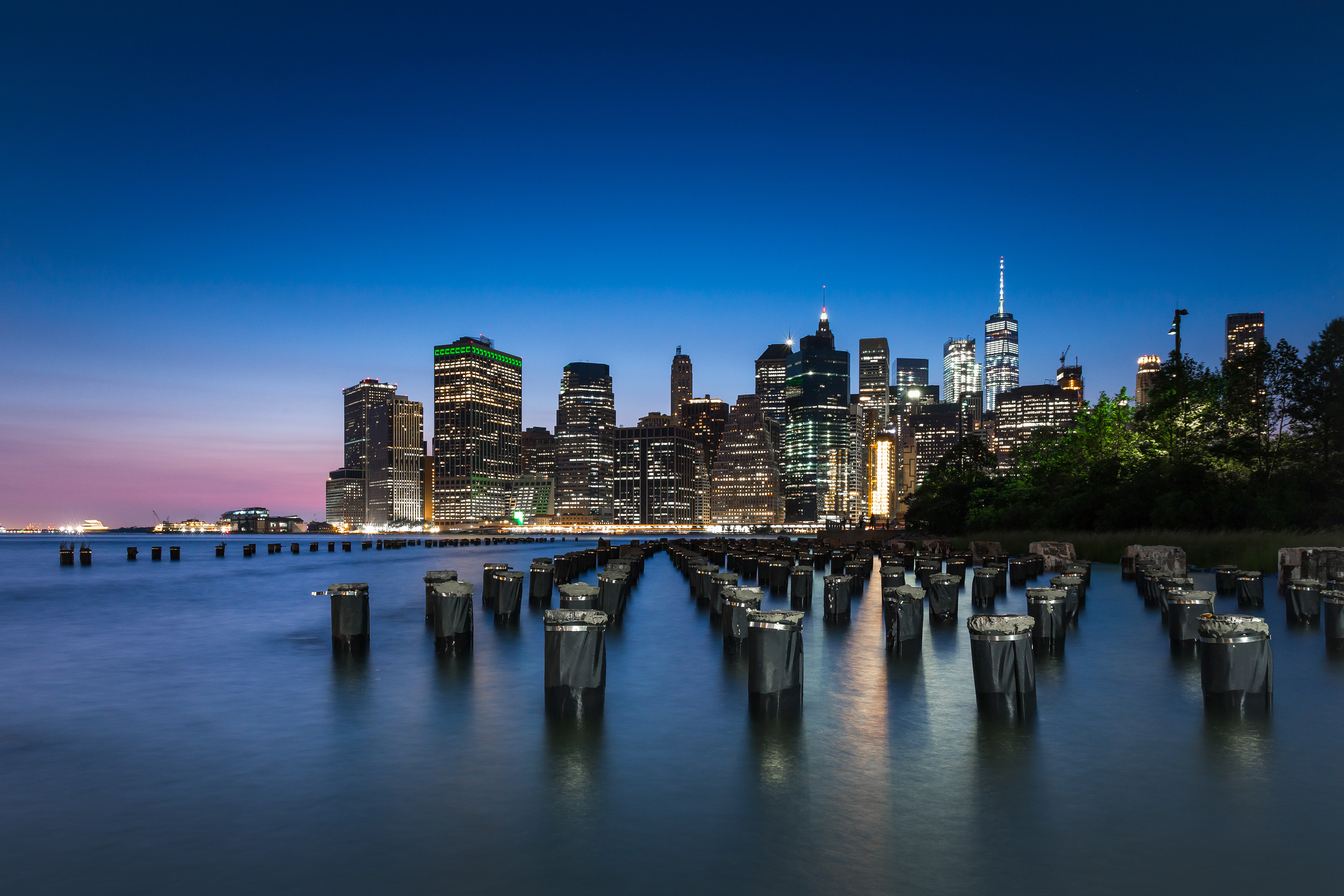 Anochece en el Promenade Park