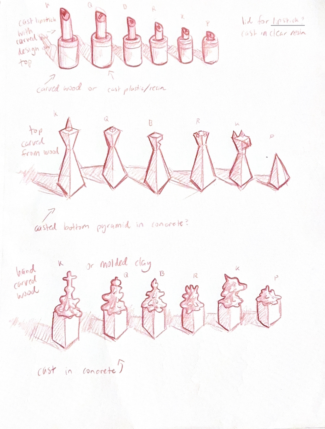 refined sketches