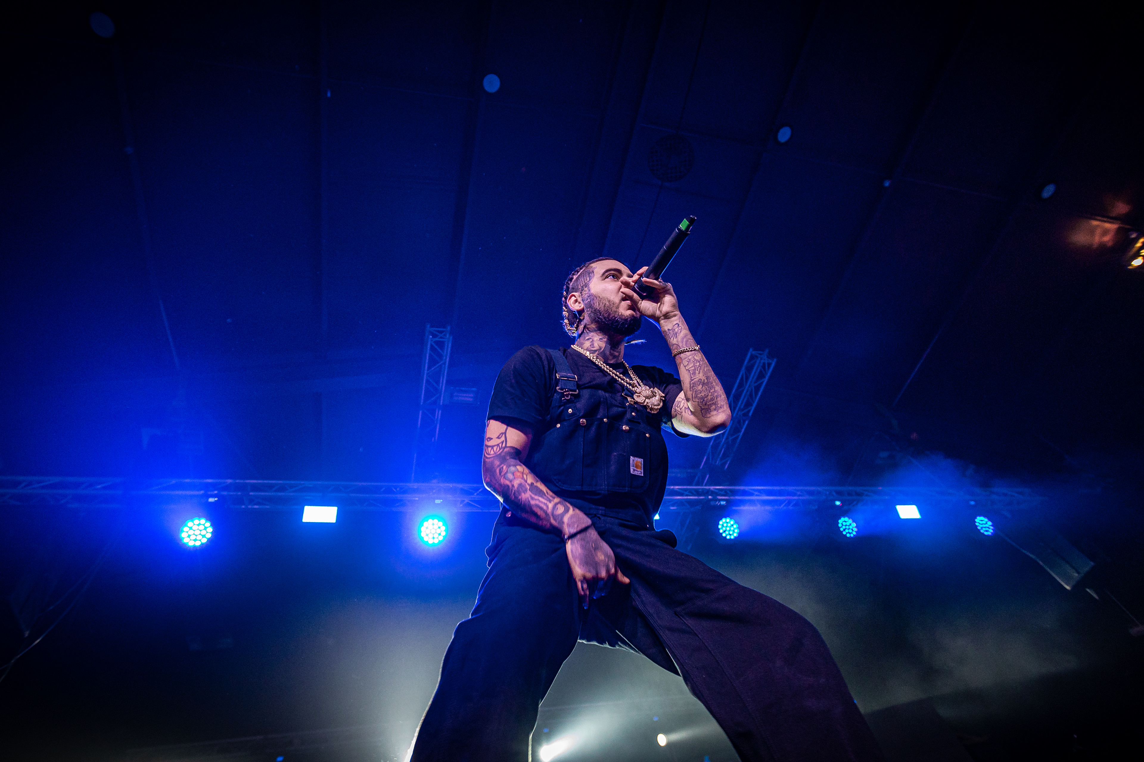 Tion Wayne performing live at Rainton Arena, high-energy concert videography by 013 Create, cinematic music event filming North East UK.