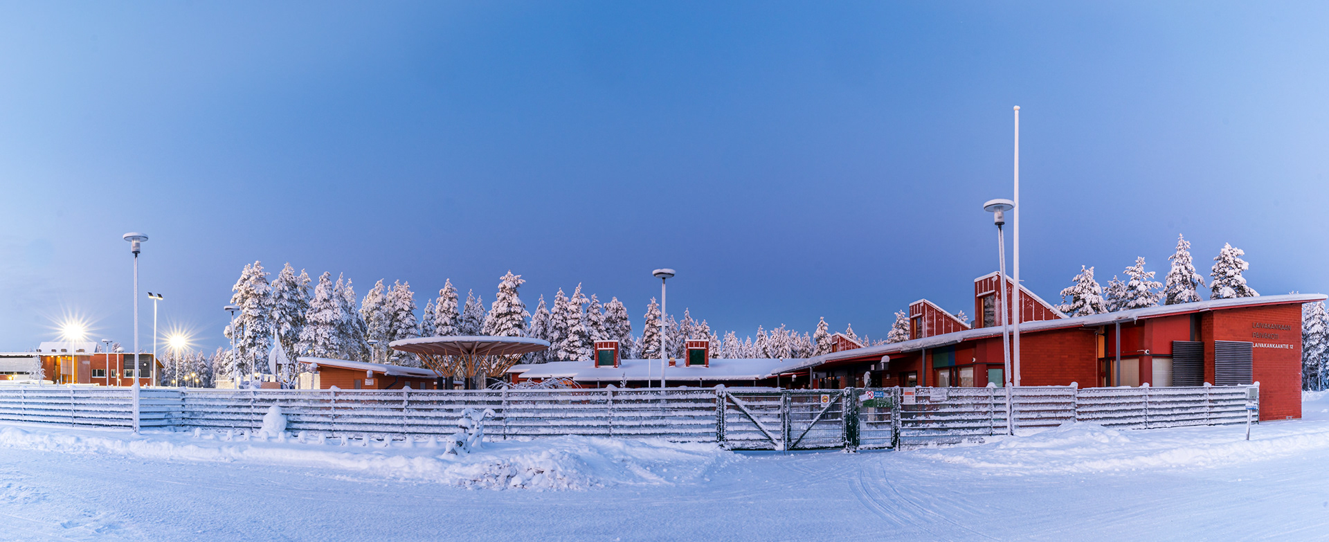 Pakkaspäivän tunnelma