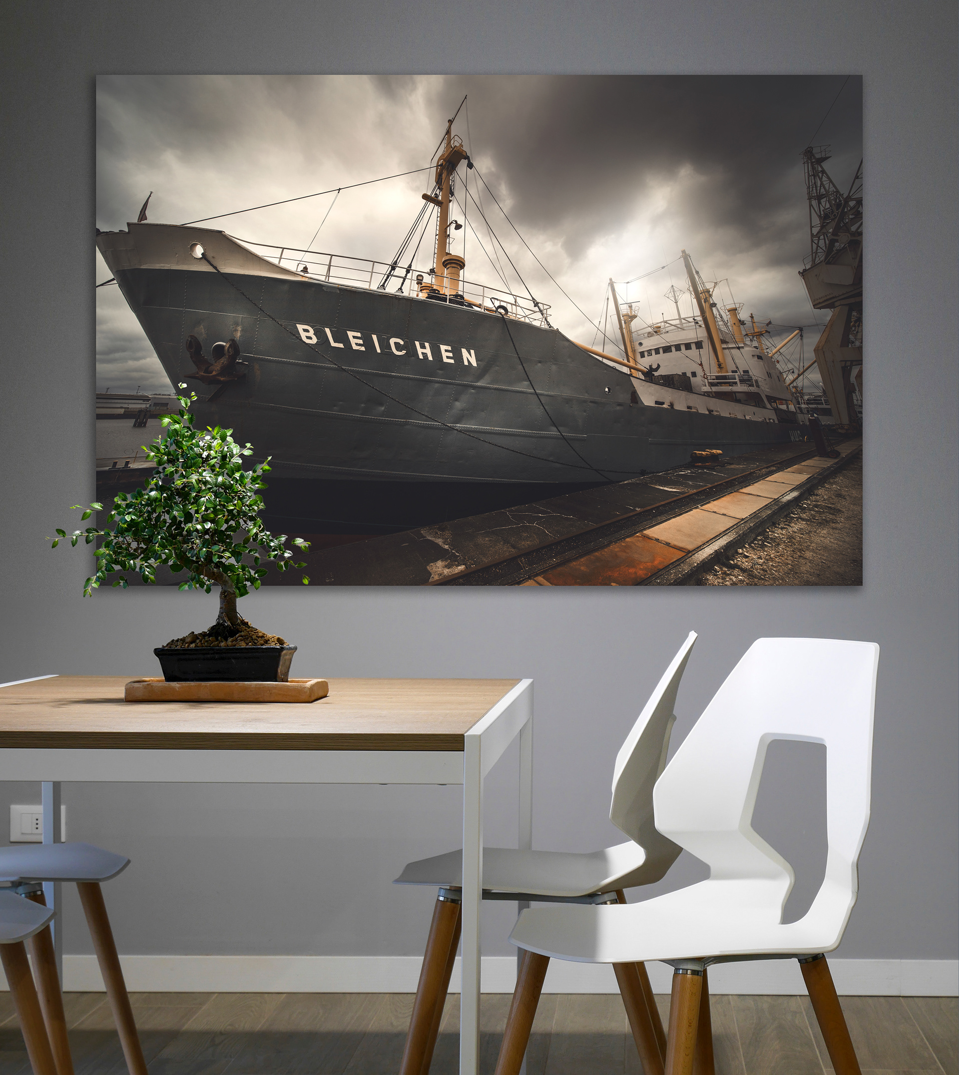 Hamburg Sprintmotiv Hafen
