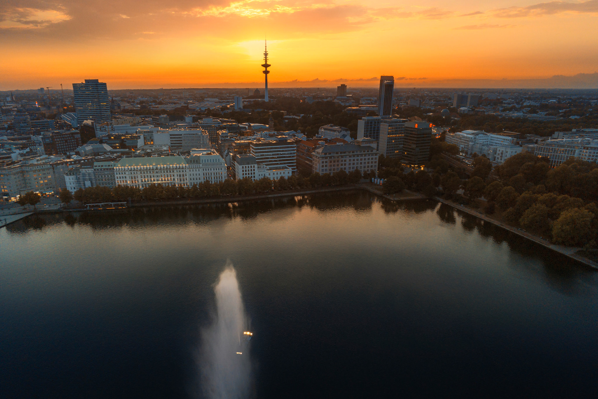 Alster City Sunset