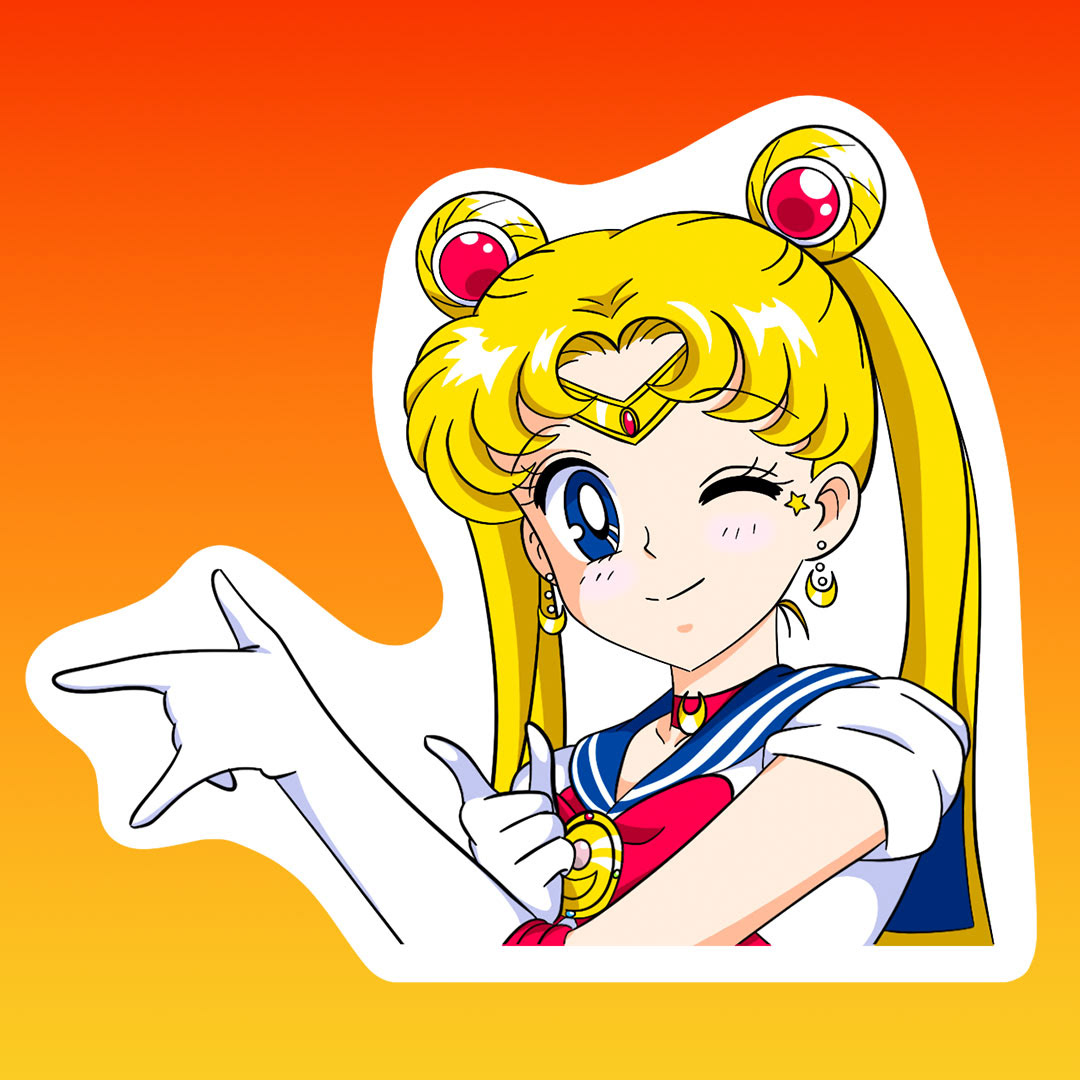 Sticker of Sailor Moon