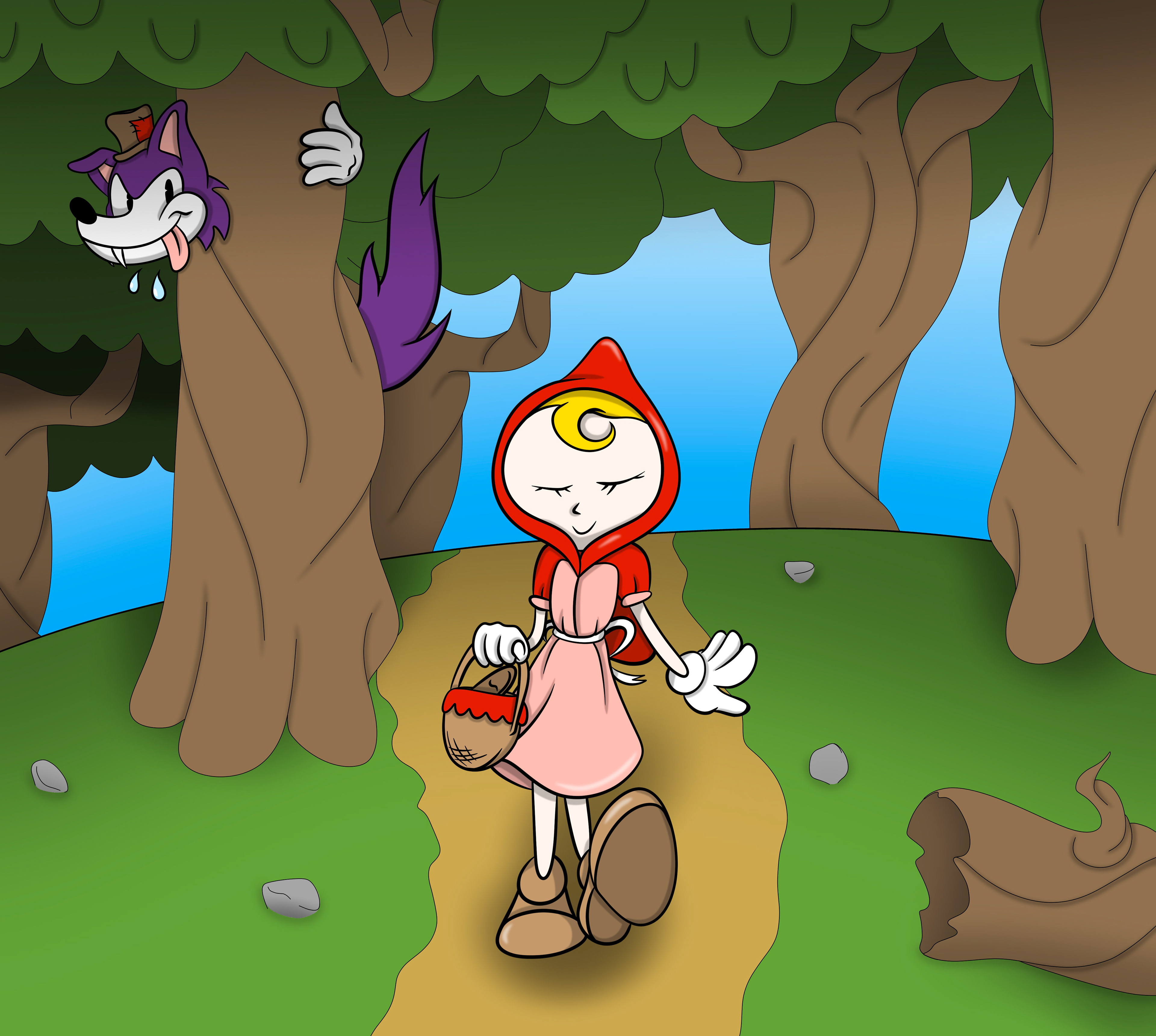 Little Red Riding Hood Illustration