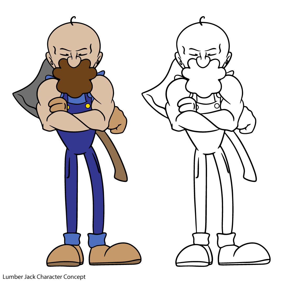 Lumber Jack Character Concept