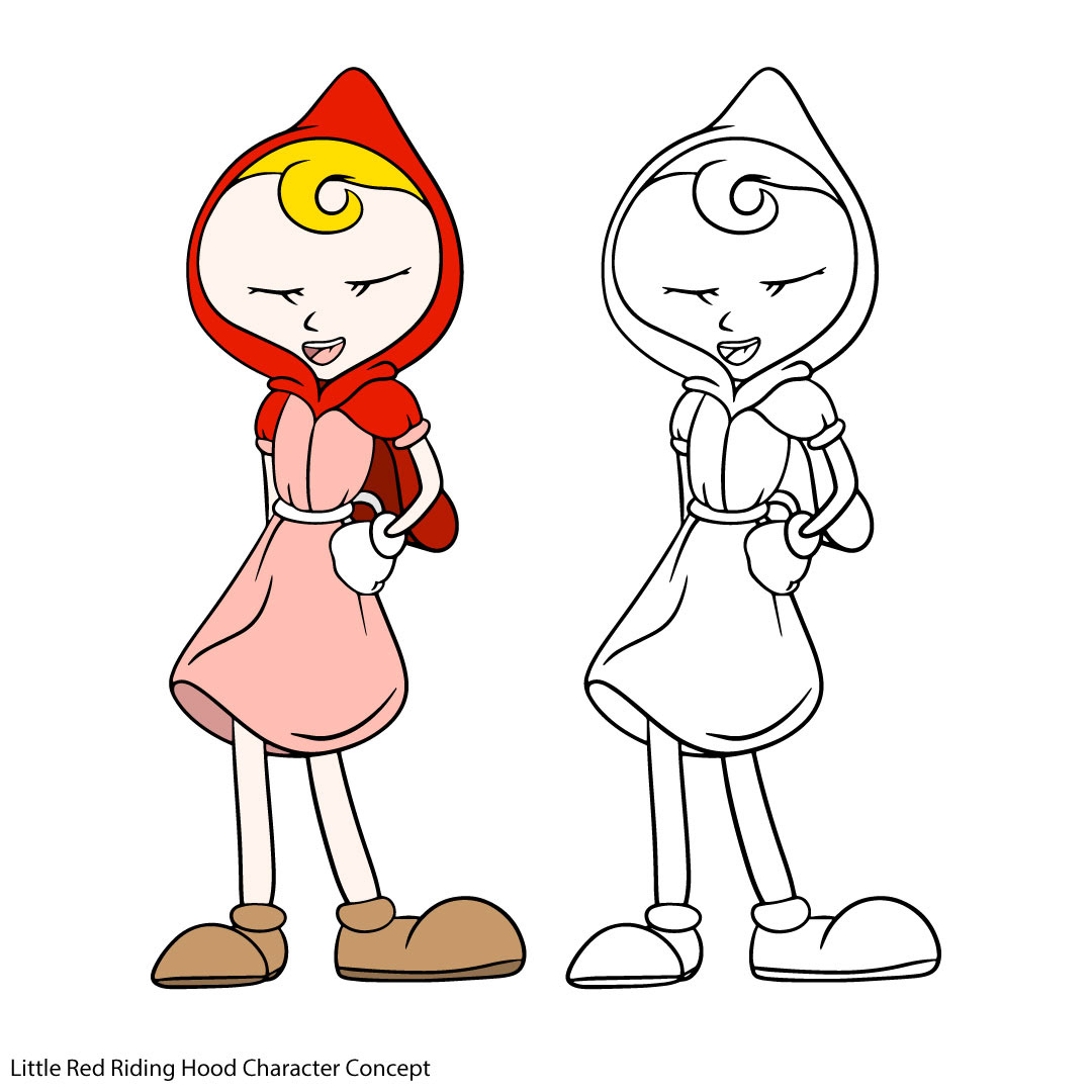 Little Red Riding Hood Character Concept