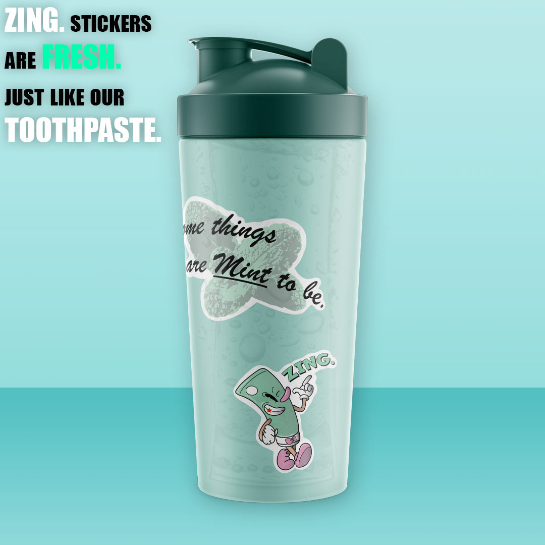 ZING Toothpaste Sticker